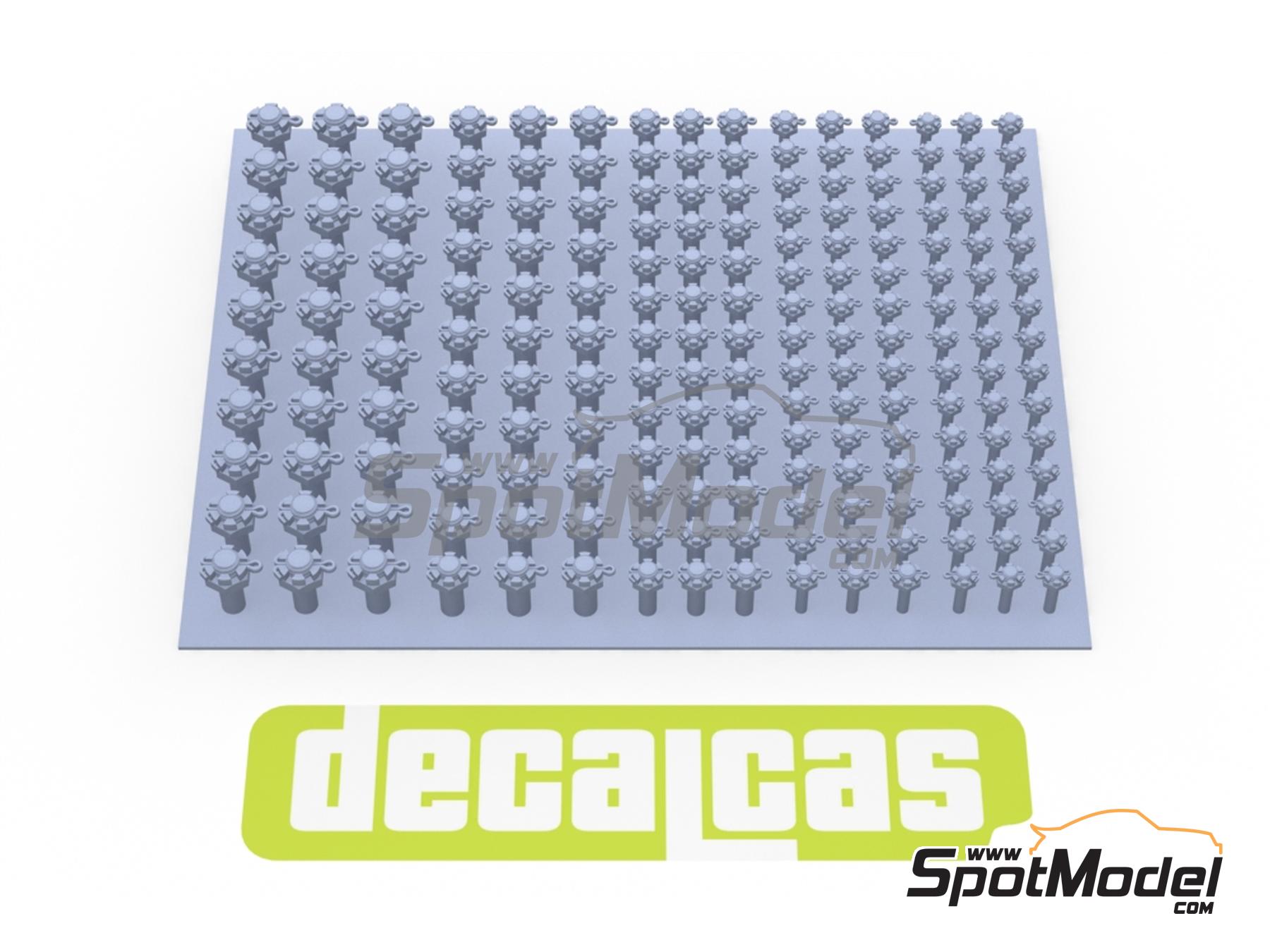 Image 2: Tuerca de torreta con pasador 2.0mm, 2.25mm, 2,5mm, 3,0mm, 3,5mm | Tuercas fabricado por Decalcas (ref.&nbsp;DCL-PAR082)