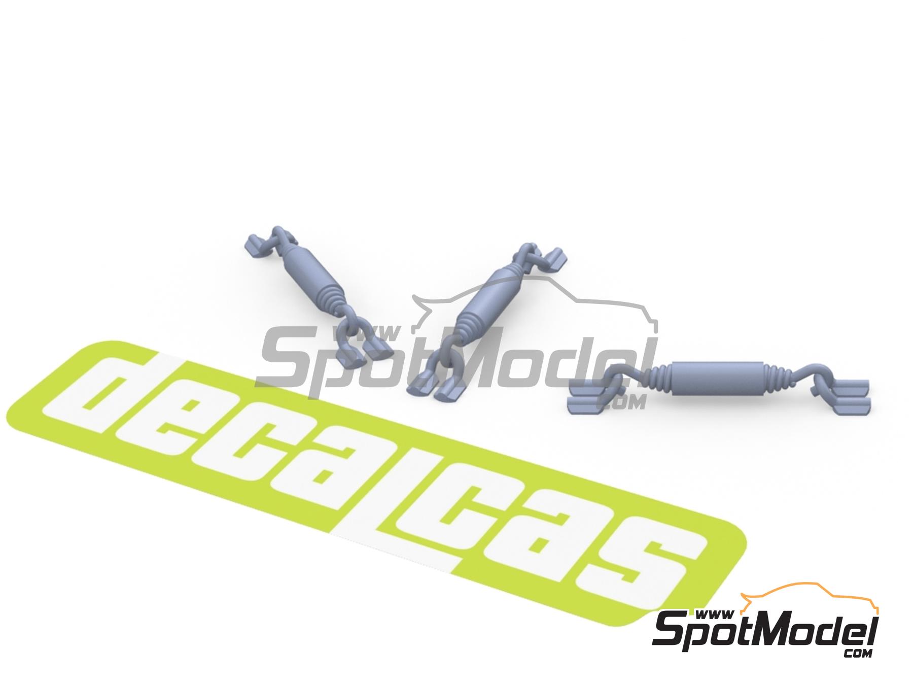 Image 4: Muelles largos para tubos de escape - Tipo 2 | Detalle en escala 1/12 fabricado por Decalcas (ref. DCL-PAR088)