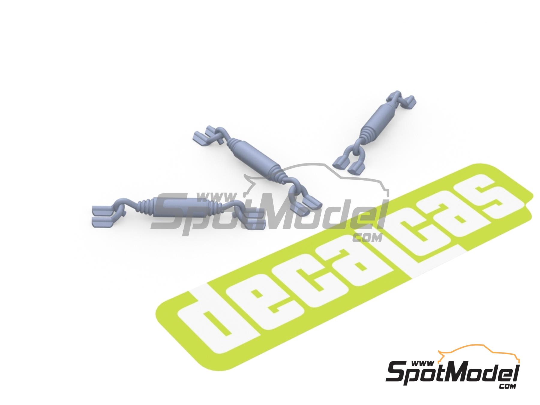 Image 6: Muelles largos para tubos de escape - Tipo 2 | Detalle en escala 1/12 fabricado por Decalcas (ref. DCL-PAR088)