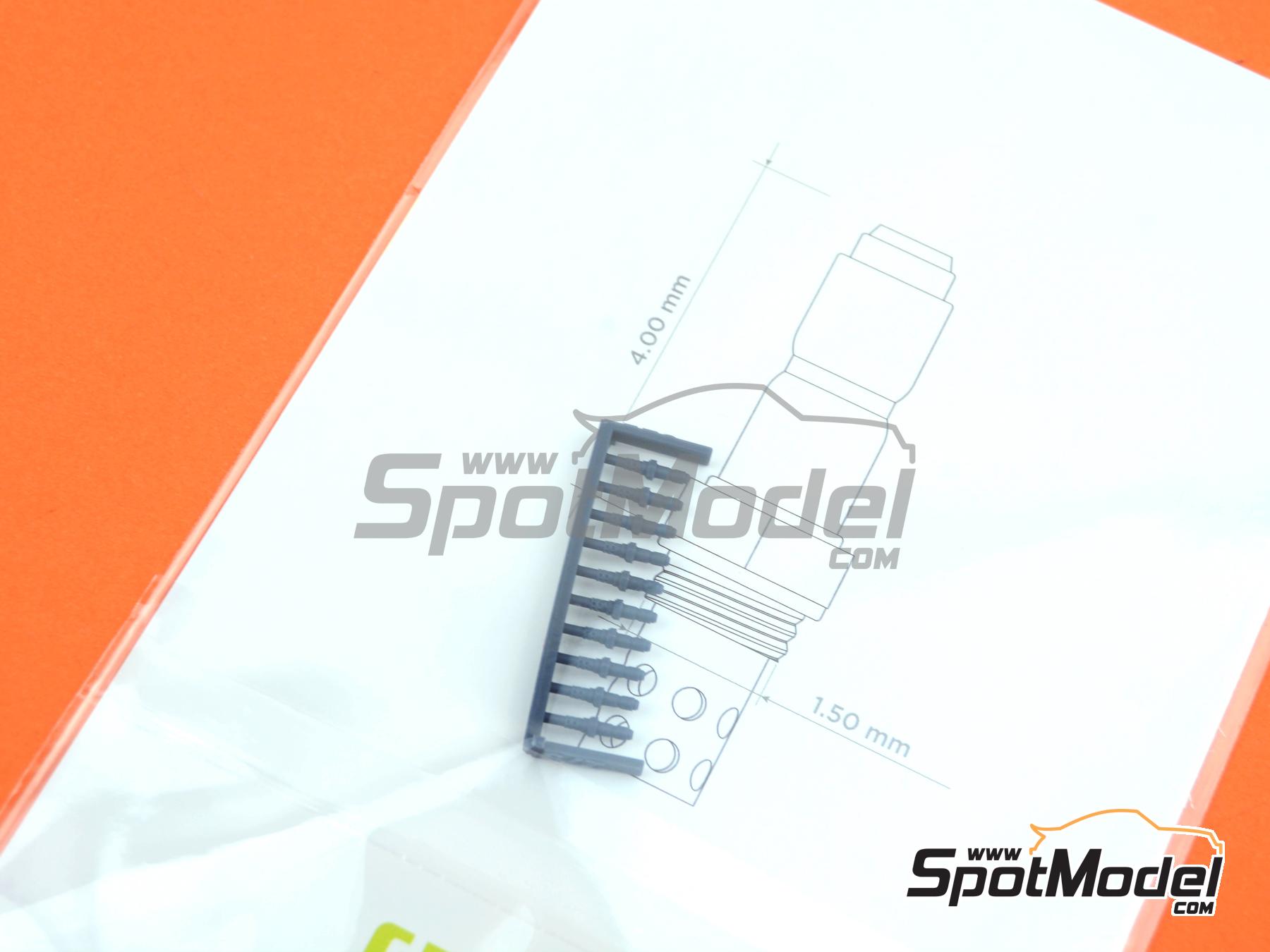 Image 7: Lambda probe - Type 1 | Detail in 1/12 scale manufactured by Decalcas (ref. DCL-PAR092)