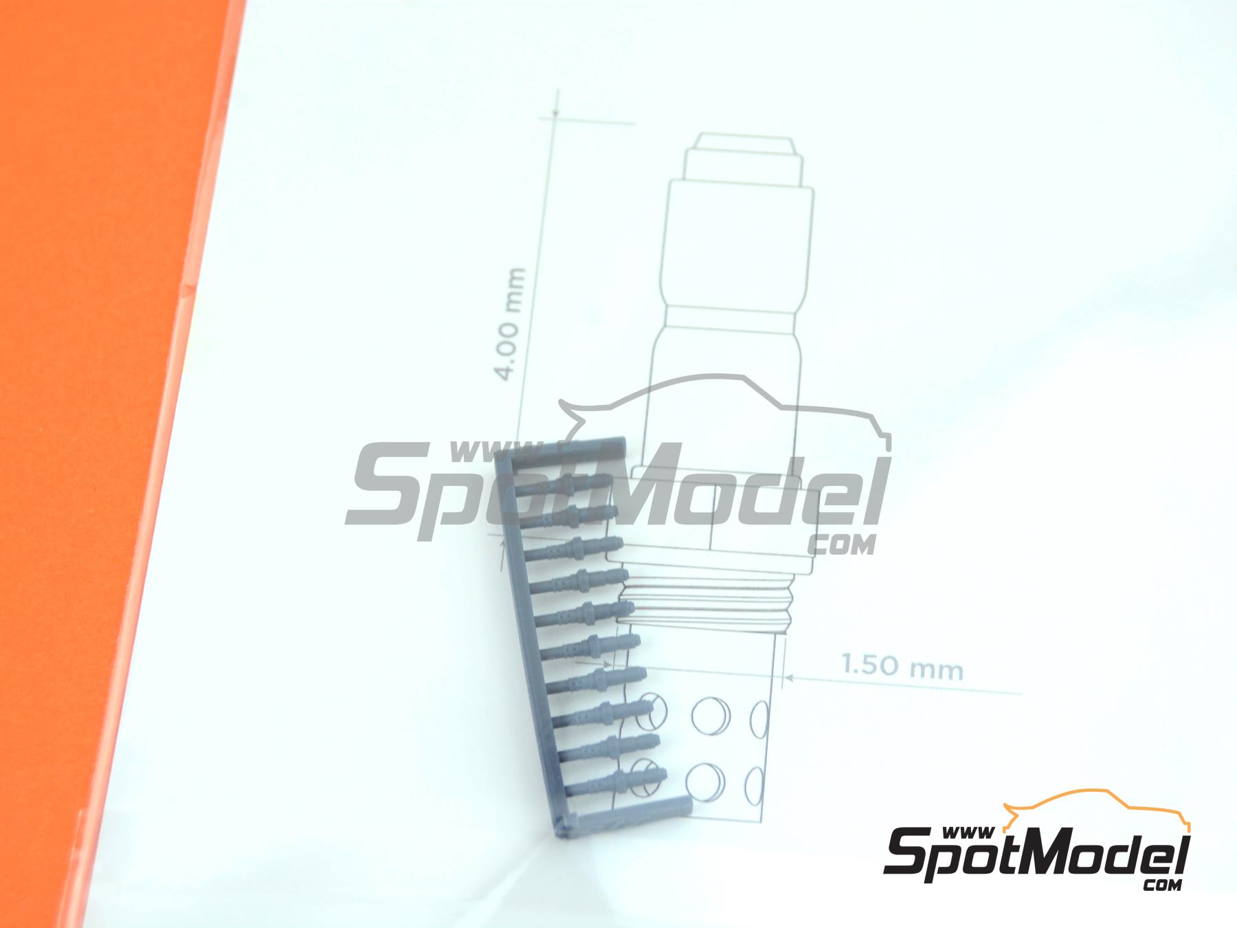 Image 8: Lambda probe - Type 1 | Detail in 1/12 scale manufactured by Decalcas (ref. DCL-PAR092)