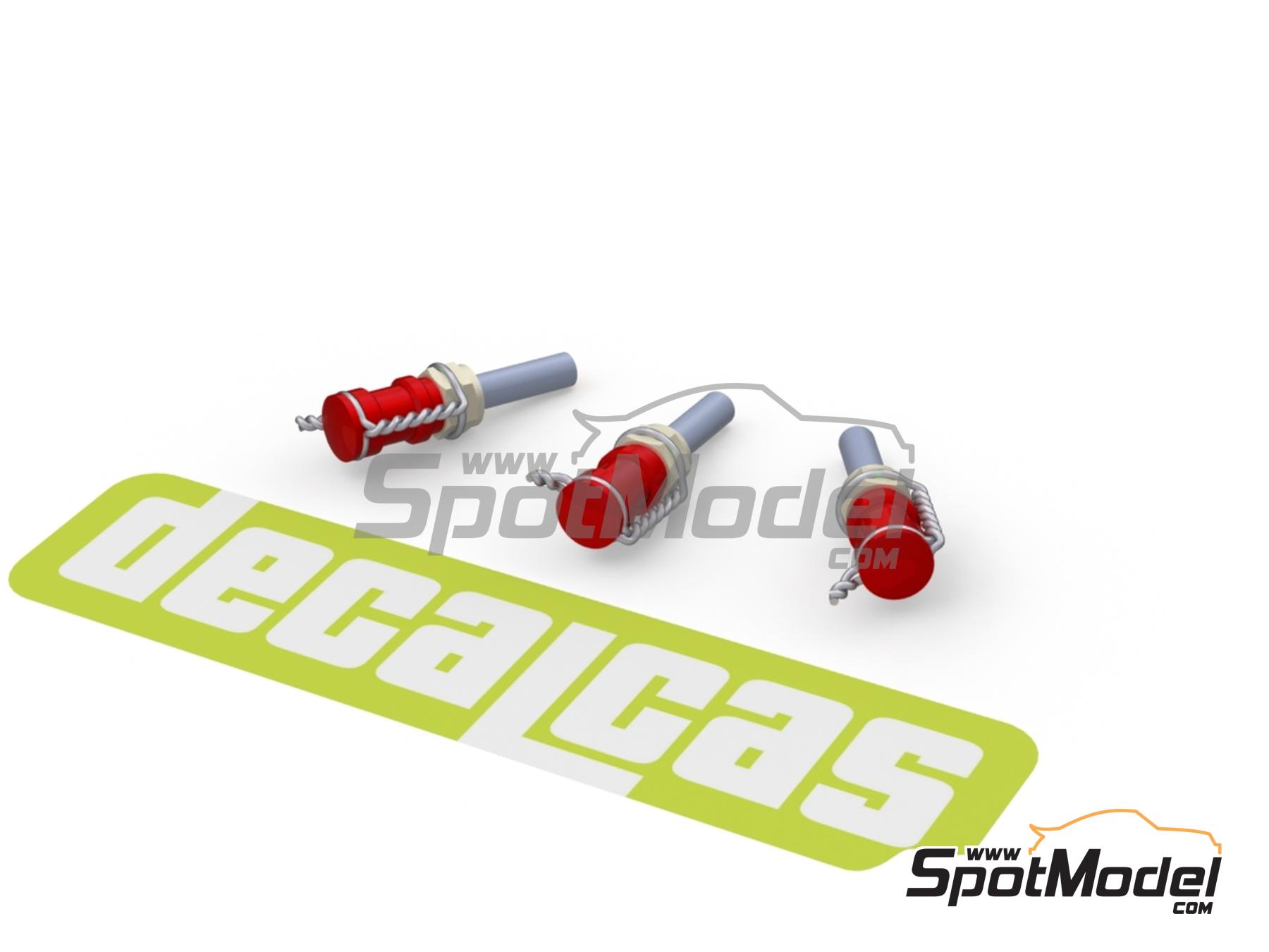 Image 1: Quick disconnect coupler with cap - Type 1 | Detail in 1/12 scale manufactured by Decalcas (ref.&nbsp;DCL-PAR093)