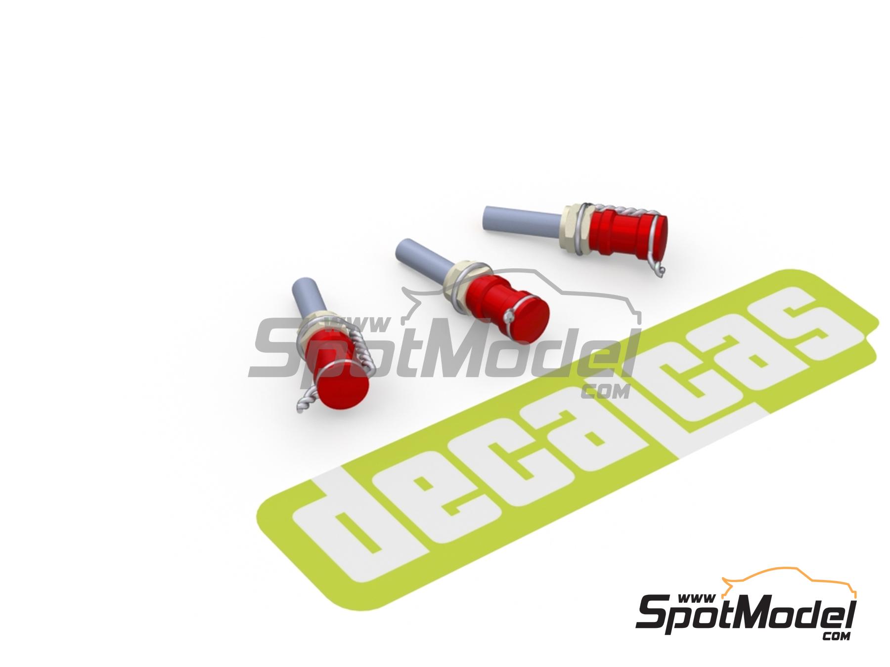 Image 3: Quick disconnect coupler with cap - Type 1 | Detail in 1/12 scale manufactured by Decalcas (ref.&nbsp;DCL-PAR093)