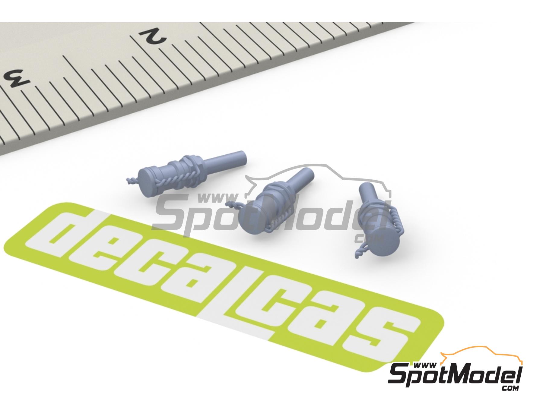Image 4: Quick disconnect coupler with cap - Type 1 | Detail in 1/12 scale manufactured by Decalcas (ref.&nbsp;DCL-PAR093)
