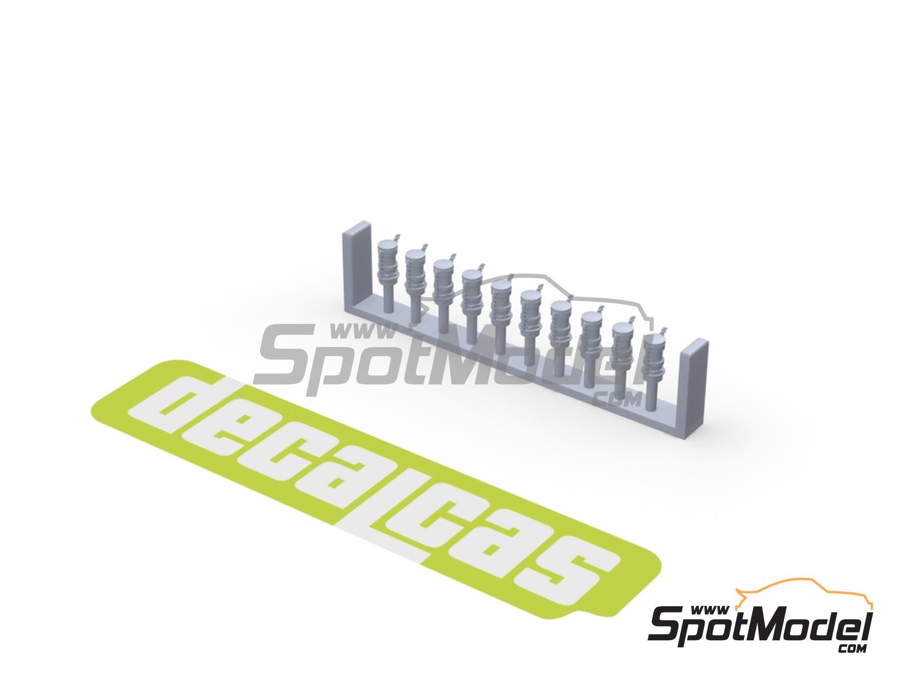 Image 5: Quick disconnect coupler with cap - Type 1 | Detail in 1/12 scale manufactured by Decalcas (ref.&nbsp;DCL-PAR093)