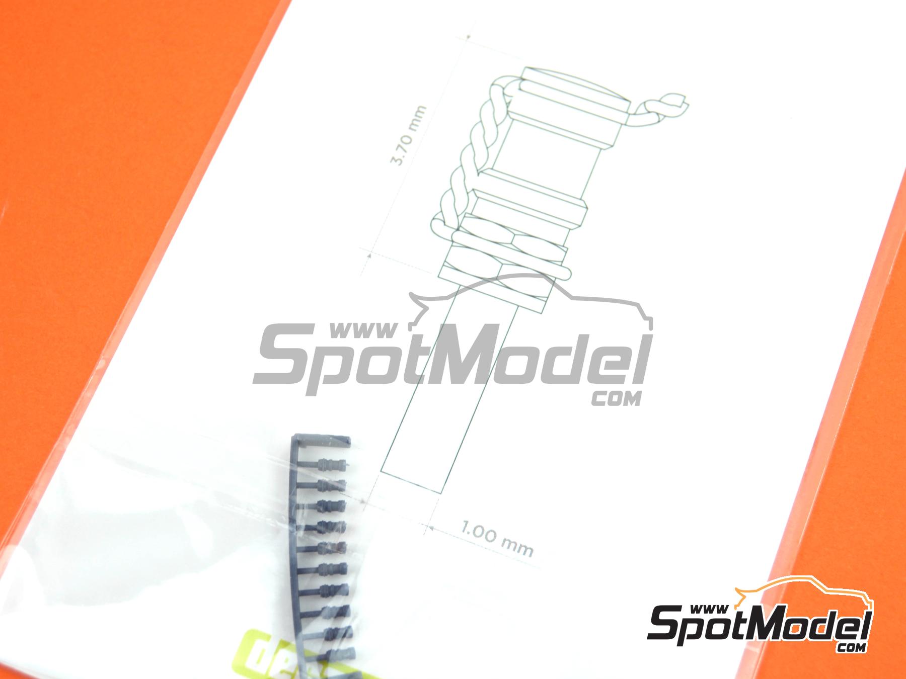 Image 11: Quick disconnect coupler with cap - Type 1 | Detail in 1/12 scale manufactured by Decalcas (ref.&nbsp;DCL-PAR093)