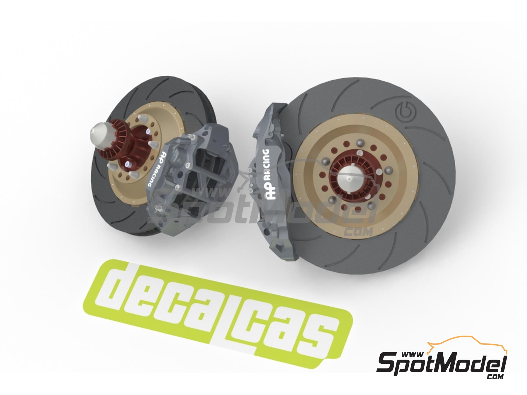 Image 1: Porsche 911 991 GT3 RSR -  2018 | Frenos en escala 1/24 fabricado por Decalcas (ref. DCL-PAR095)