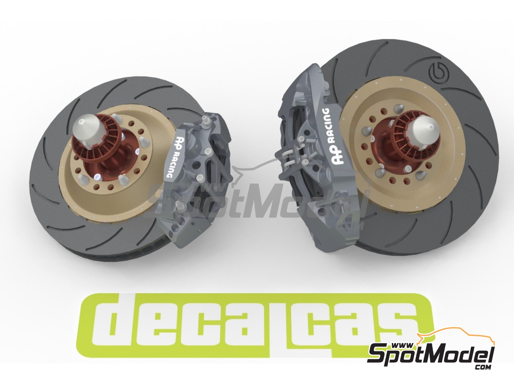 Image 2: Porsche 911 991 GT3 RSR -  2018 | Frenos en escala 1/24 fabricado por Decalcas (ref. DCL-PAR095)