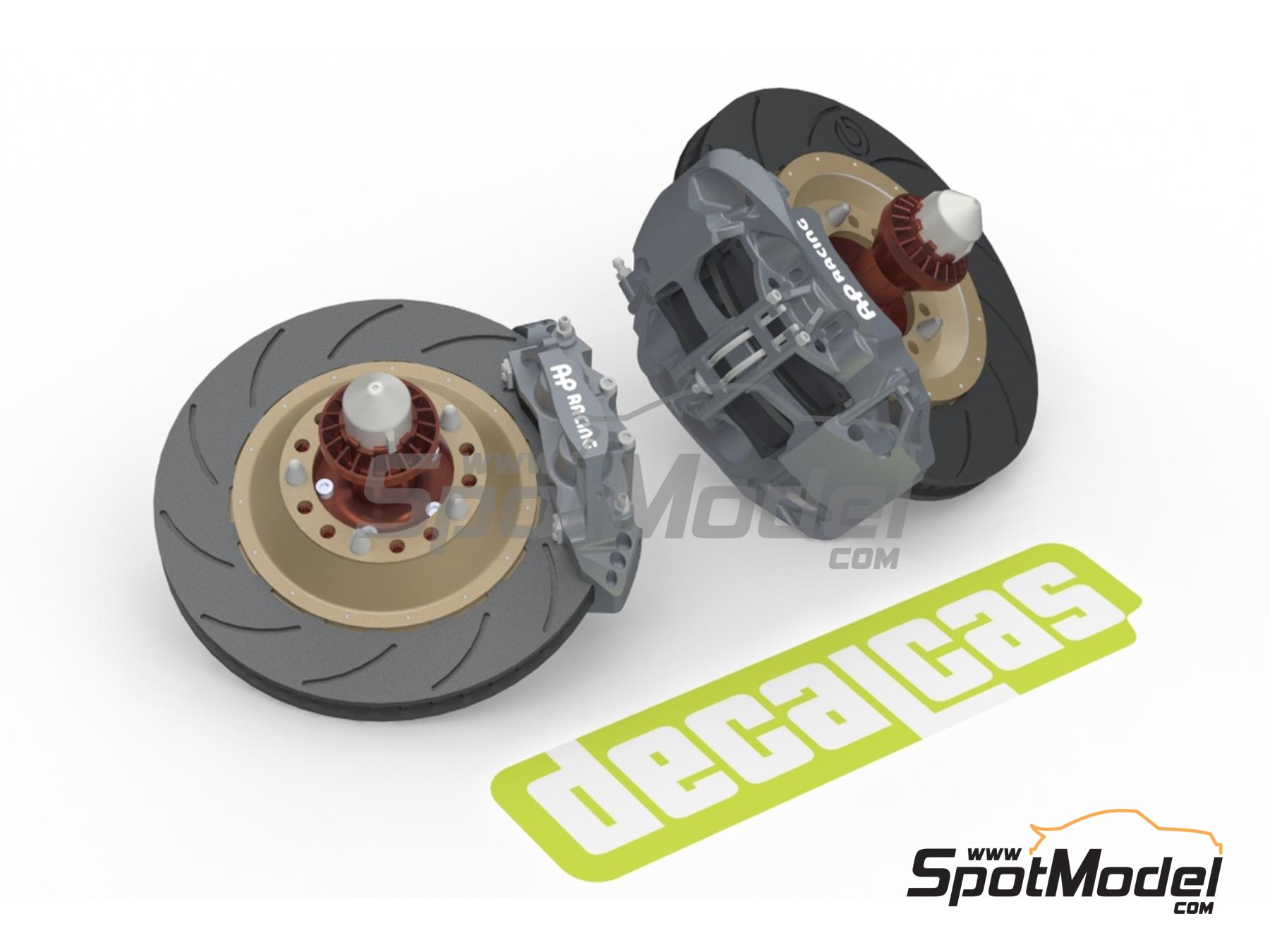 Image 3: Porsche 911 991 GT3 RSR -  2018 | Frenos en escala 1/24 fabricado por Decalcas (ref. DCL-PAR095)