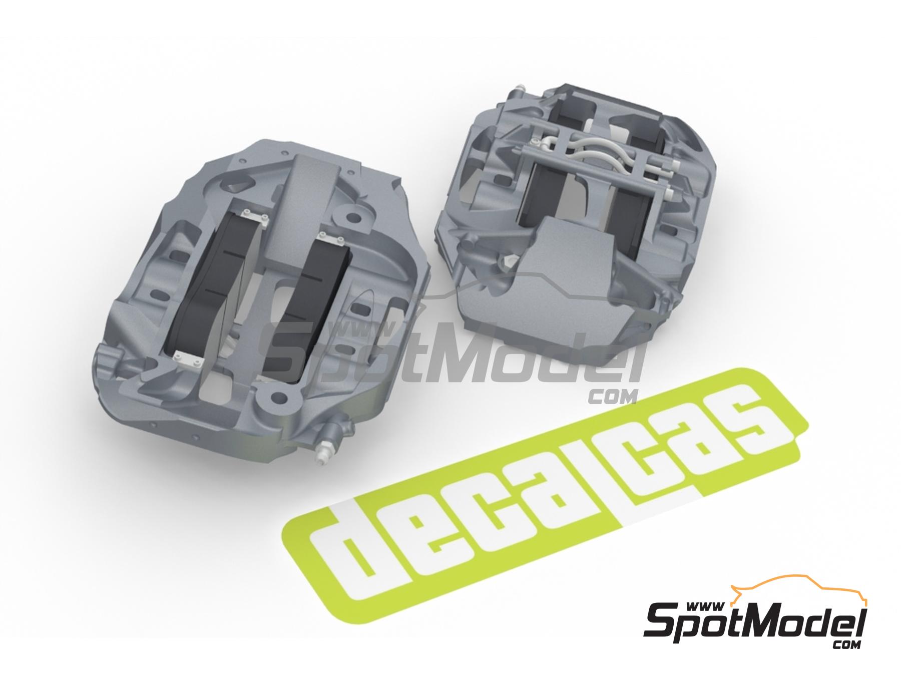 Image 6: Porsche 911 991 GT3 RSR -  2018 | Frenos en escala 1/24 fabricado por Decalcas (ref. DCL-PAR095)