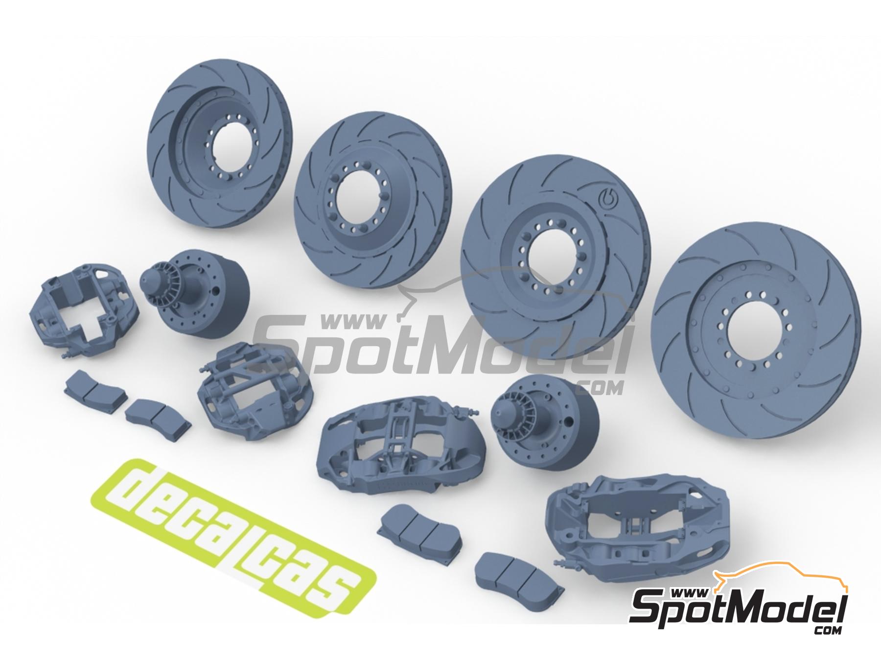 Image 13: Porsche 911 991 GT3 RSR -  2018 | Frenos en escala 1/24 fabricado por Decalcas (ref. DCL-PAR095)