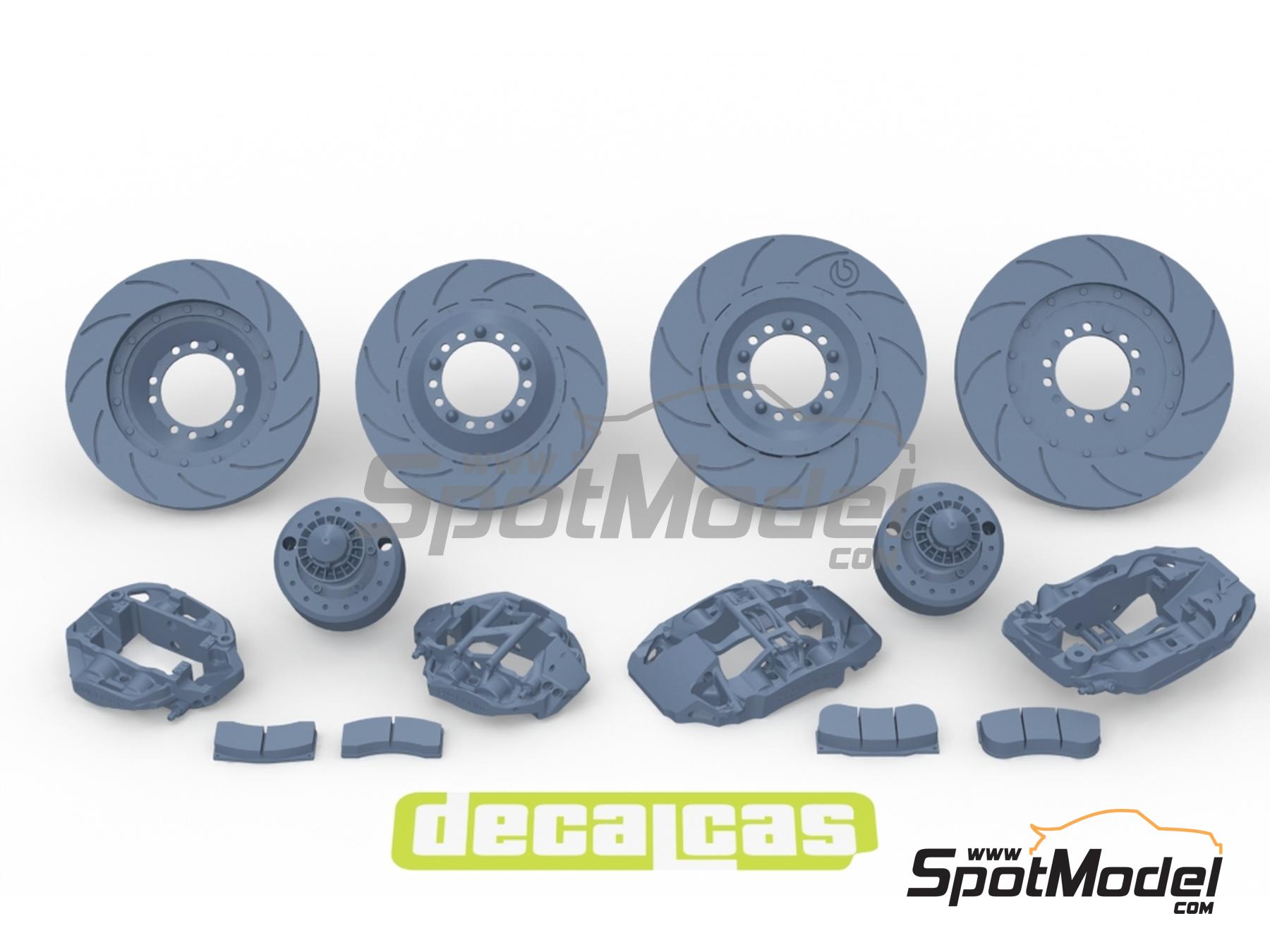 Image 14: Porsche 911 991 GT3 RSR -  2018 | Frenos en escala 1/24 fabricado por Decalcas (ref. DCL-PAR095)