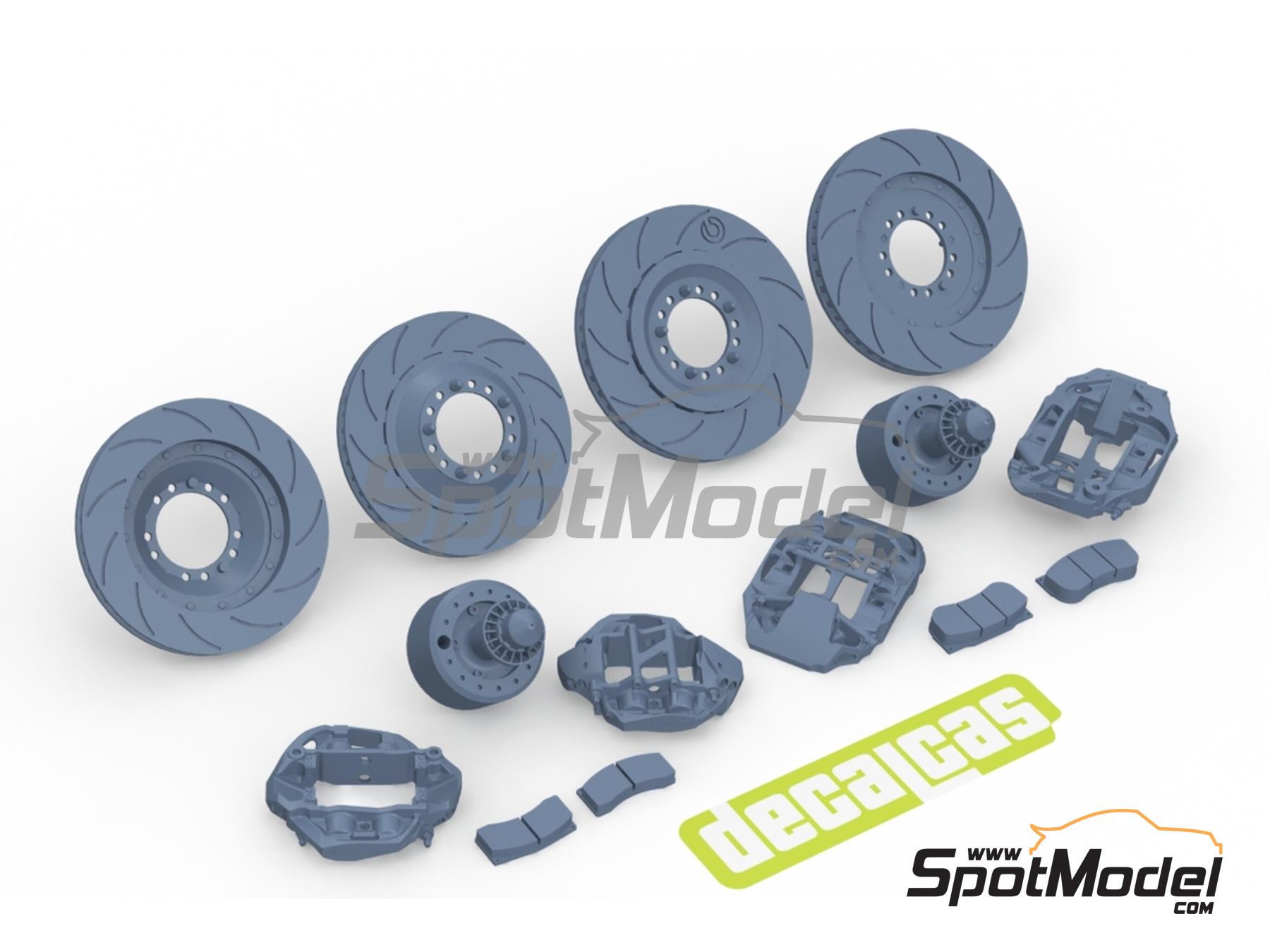 Image 15: Porsche 911 991 GT3 RSR -  2018 | Frenos en escala 1/24 fabricado por Decalcas (ref. DCL-PAR095)