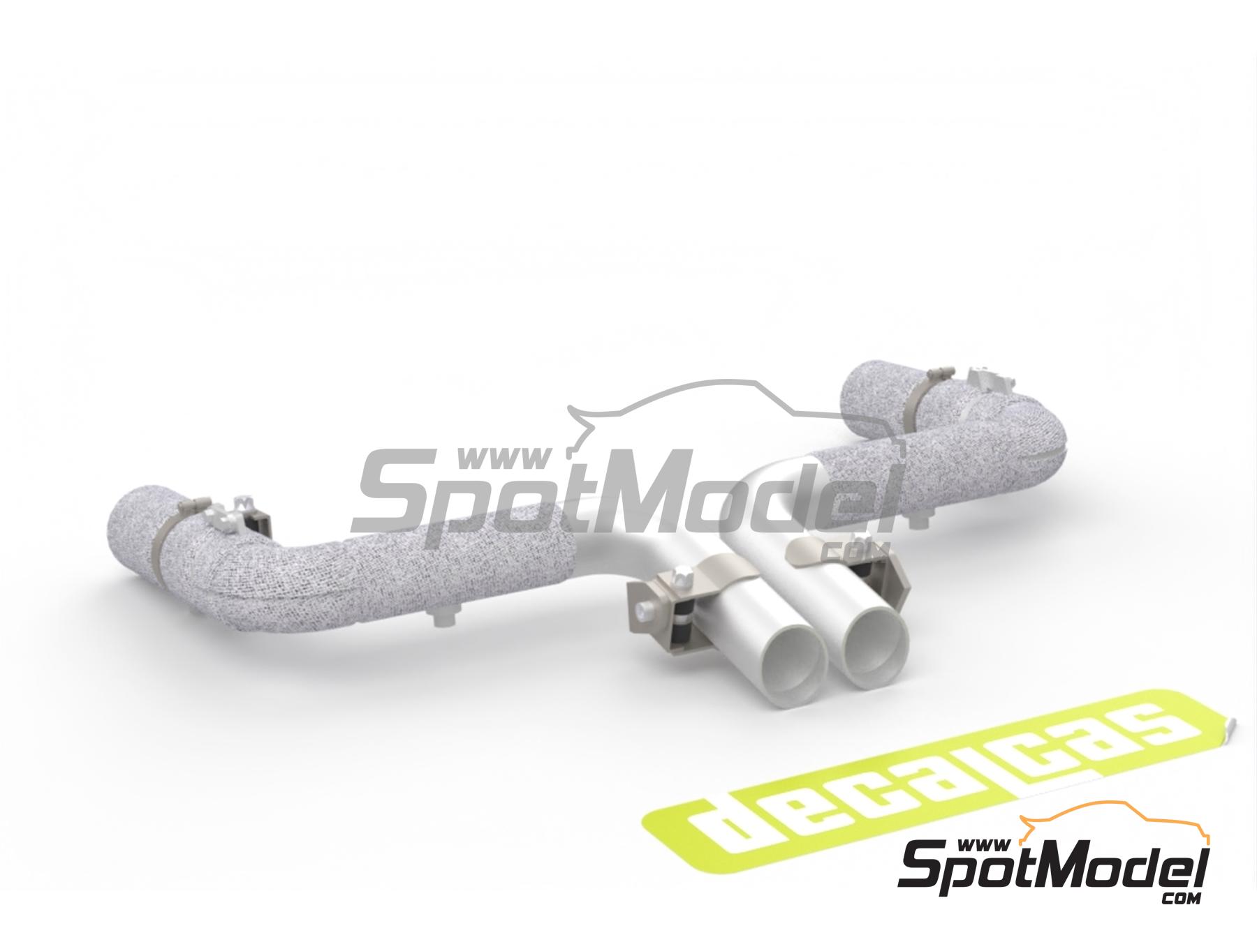 Image 6: Porsche 911 991 GT3 RSR -  2018 | Detail up set in 1/24 scale manufactured by Decalcas (ref.&nbsp;DCL-PAR096)