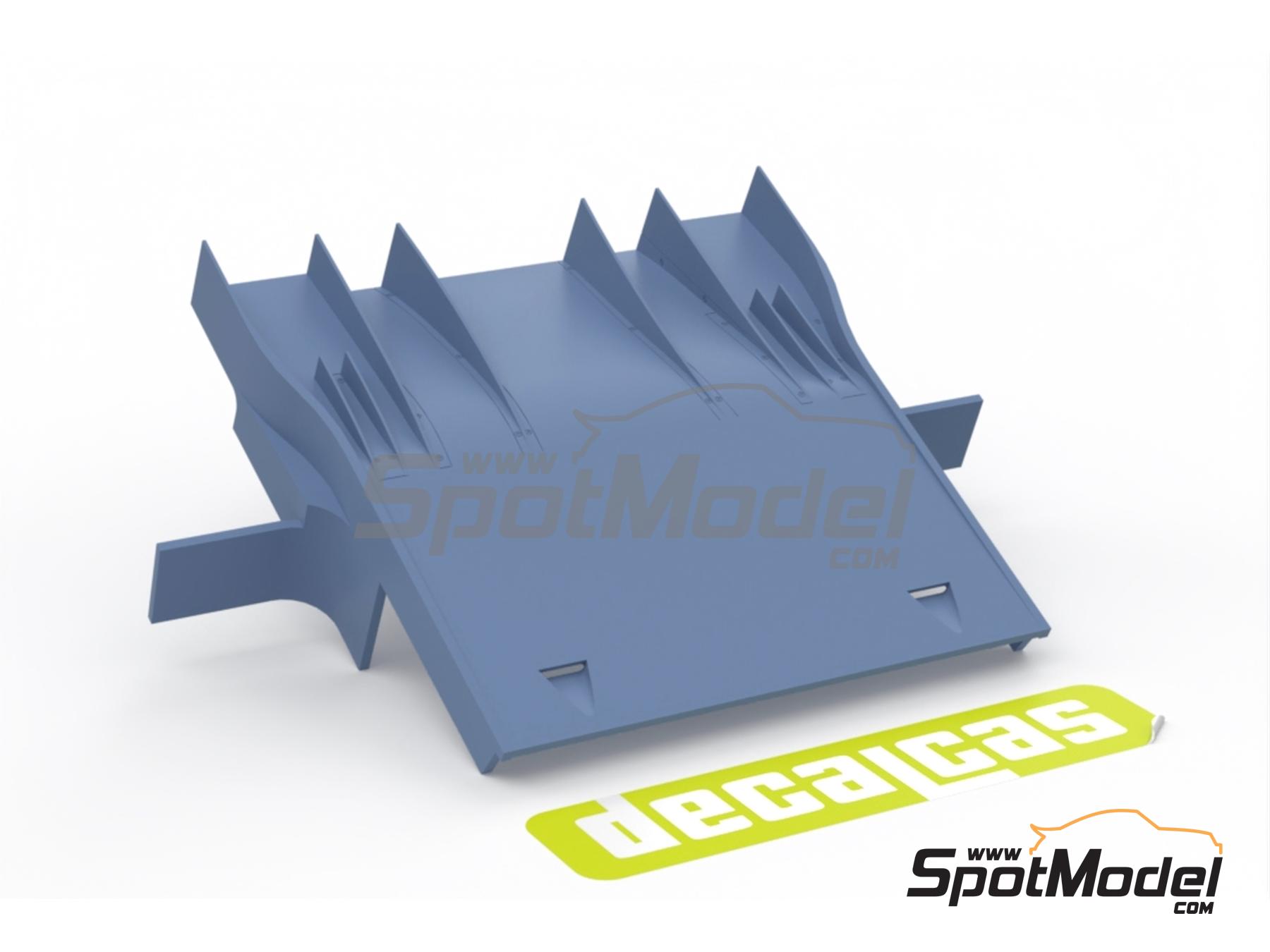 Image 12: Porsche 911 991 GT3 RSR -  2018 | Detail up set in 1/24 scale manufactured by Decalcas (ref.&nbsp;DCL-PAR096)