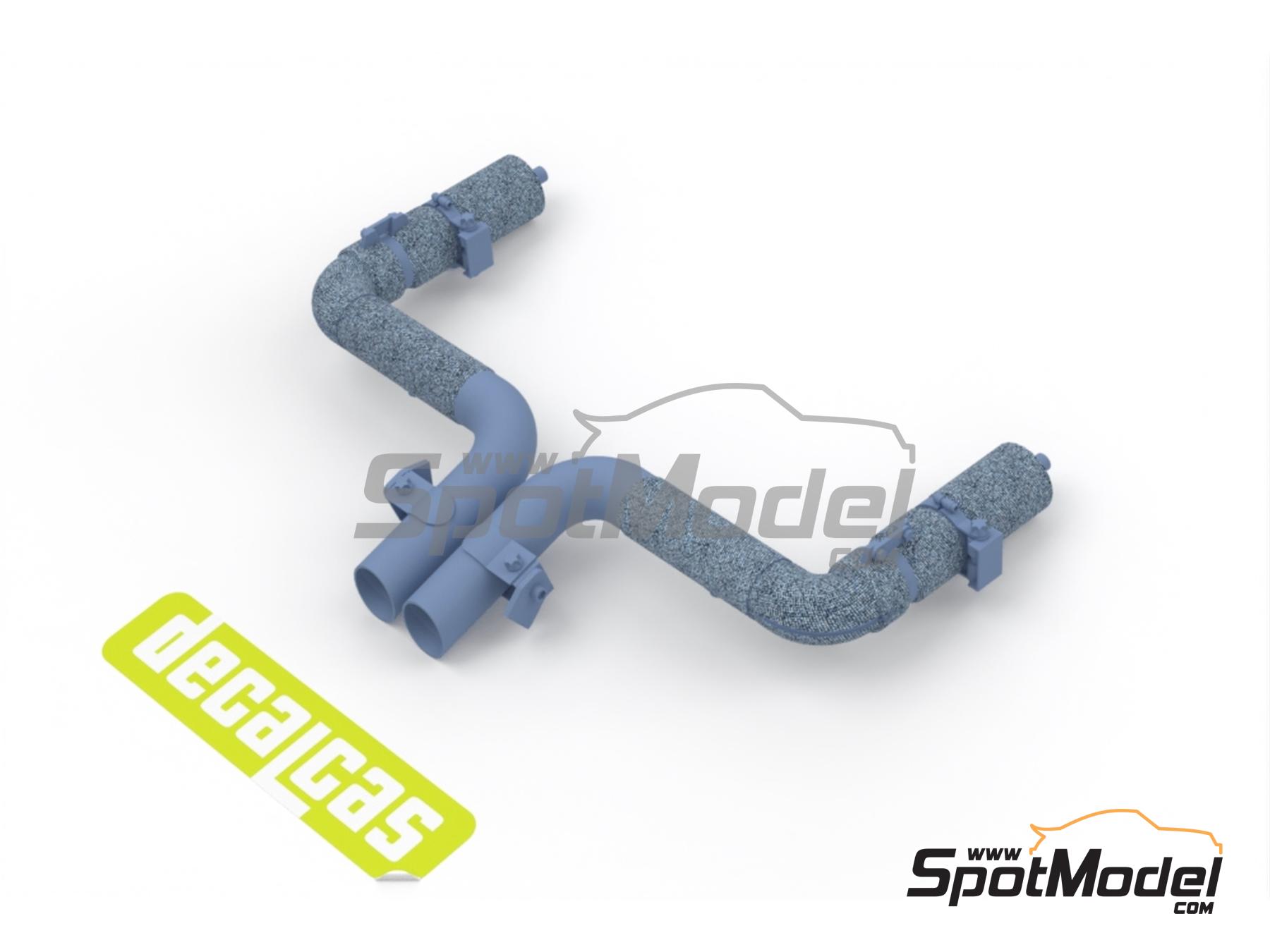 Image 13: Porsche 911 991 GT3 RSR -  2018 | Detail up set in 1/24 scale manufactured by Decalcas (ref.&nbsp;DCL-PAR096)