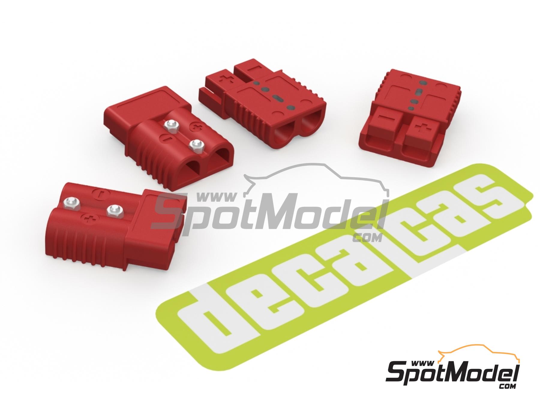 Image 3: Anderson Connectors SB175 for battery and power blocks | Detail in 1/12 scale manufactured by Decalcas (ref. DCL-PAR099)