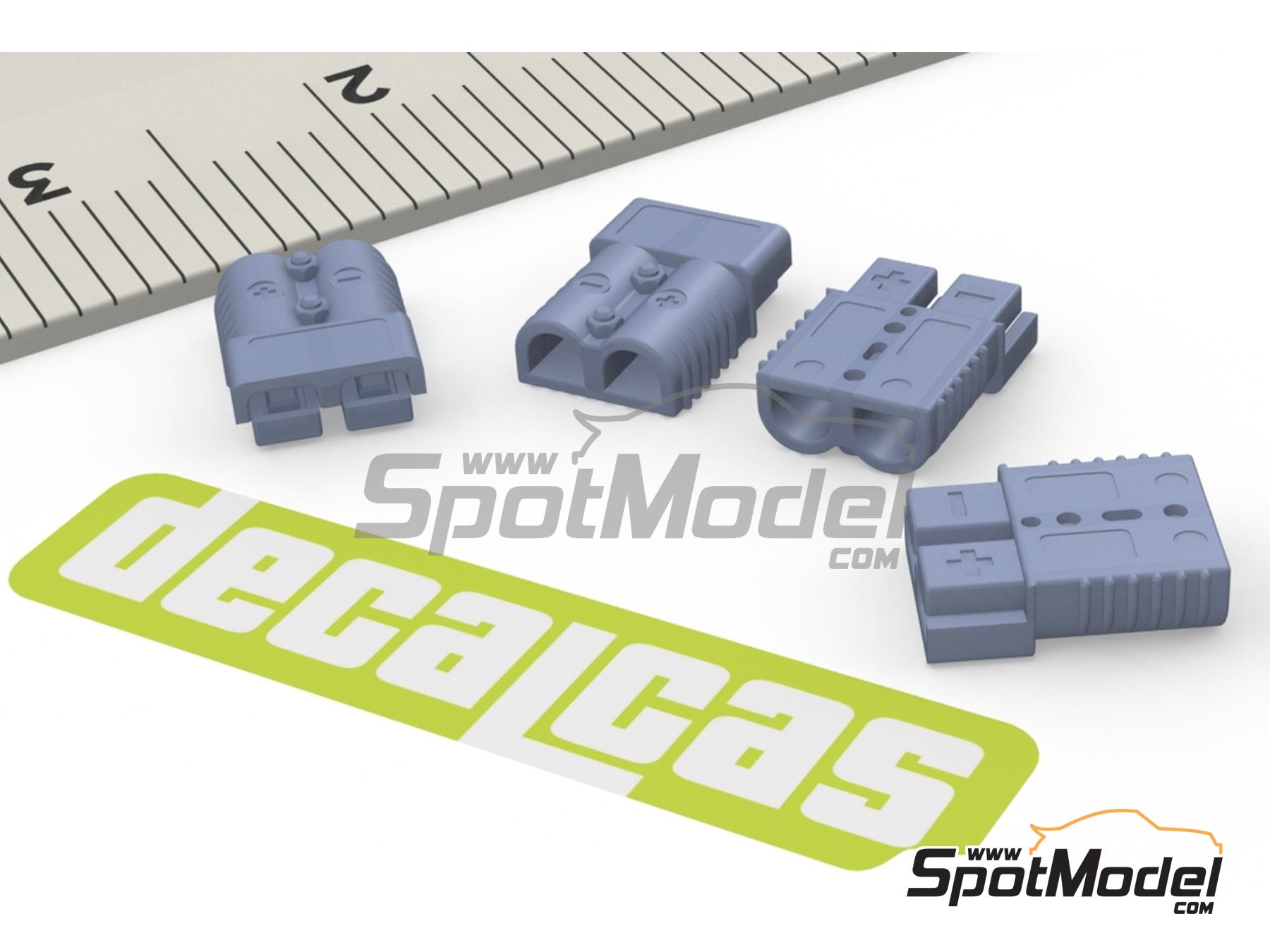 Image 5: Anderson Connectors SB175 for battery and power blocks | Detail in 1/12 scale manufactured by Decalcas (ref. DCL-PAR099)