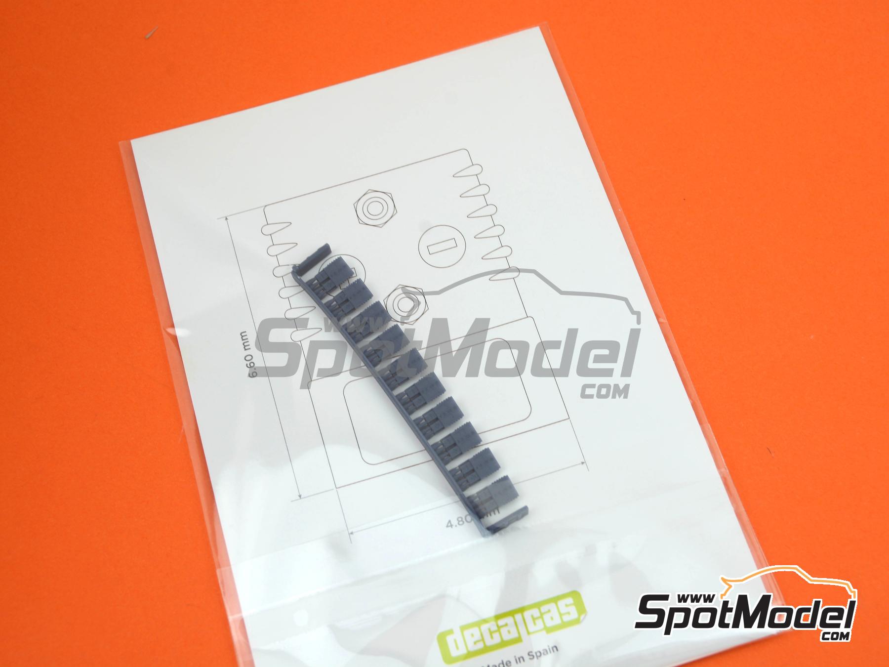 Image 7: Anderson Connectors SB175 for battery and power blocks | Detail in 1/12 scale manufactured by Decalcas (ref. DCL-PAR099)