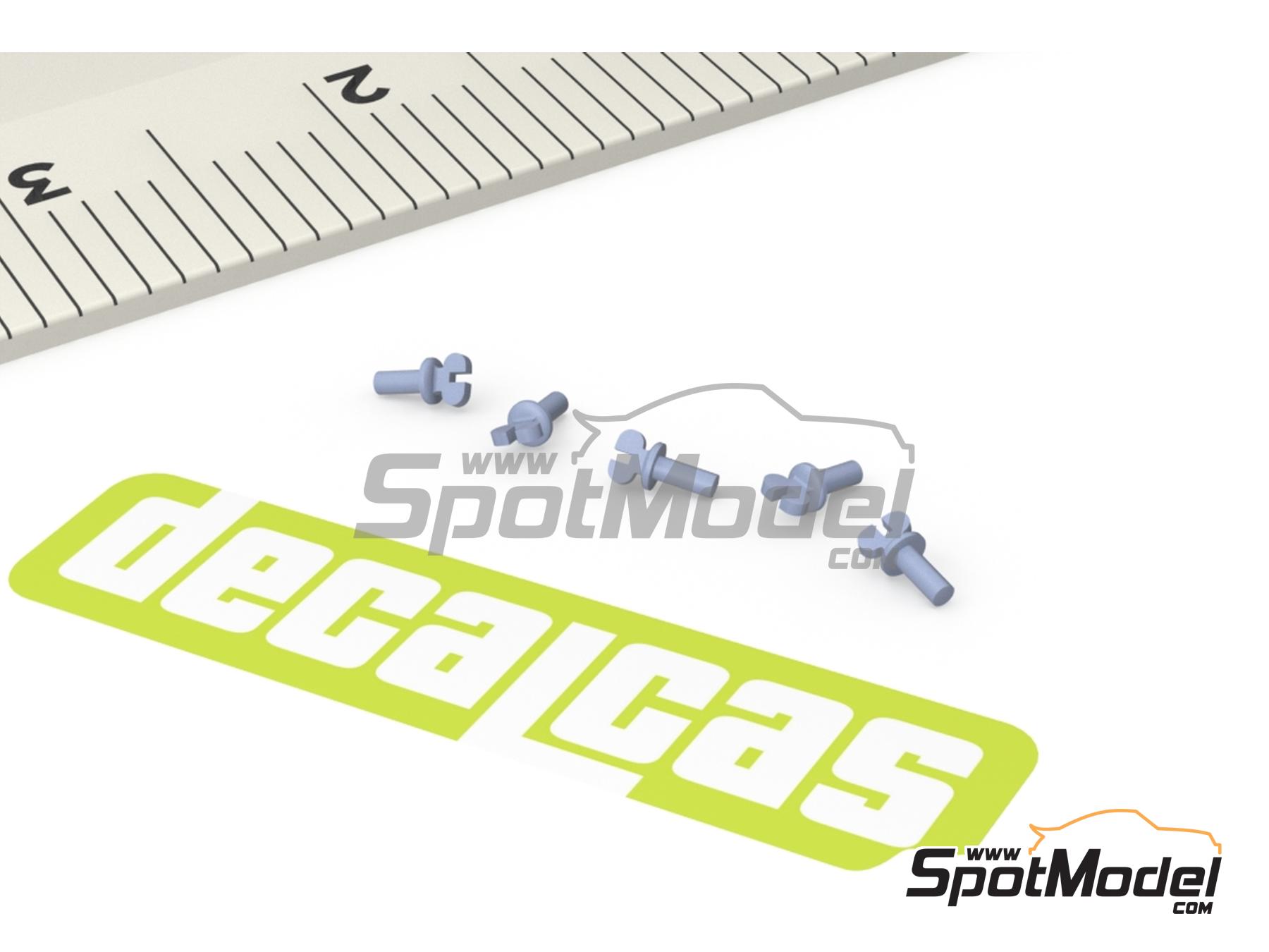 Image 4: Tornillos de cierre para Bugatti | Cierres de capot en escala&nbsp;1/12 fabricado por Decalcas (ref.&nbsp;DCL-PAR103)