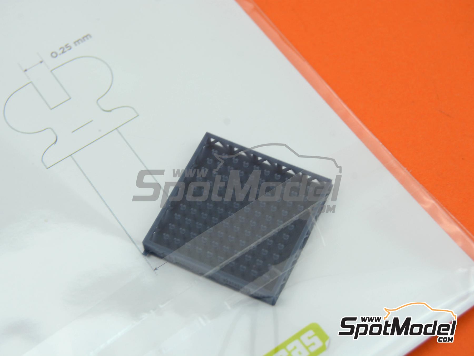 Image 10: Tornillos de cierre para Bugatti | Cierres de capot en escala&nbsp;1/12 fabricado por Decalcas (ref.&nbsp;DCL-PAR103)