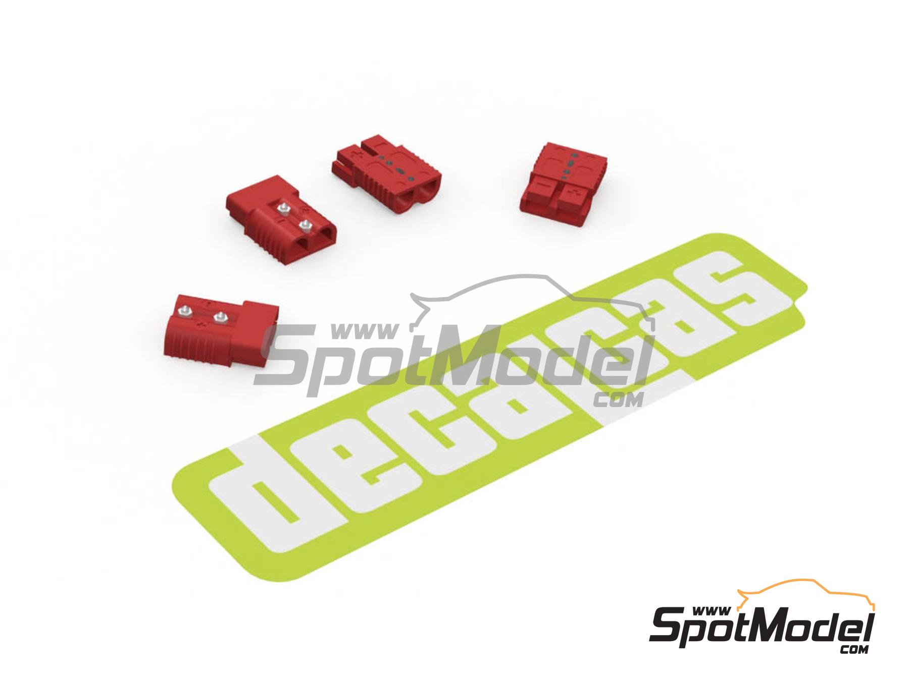 Image 3: Anderson Connectors SB175 for battery and power blocks | Detail in 1/24 scale manufactured by Decalcas (ref. DCL-PAR104)