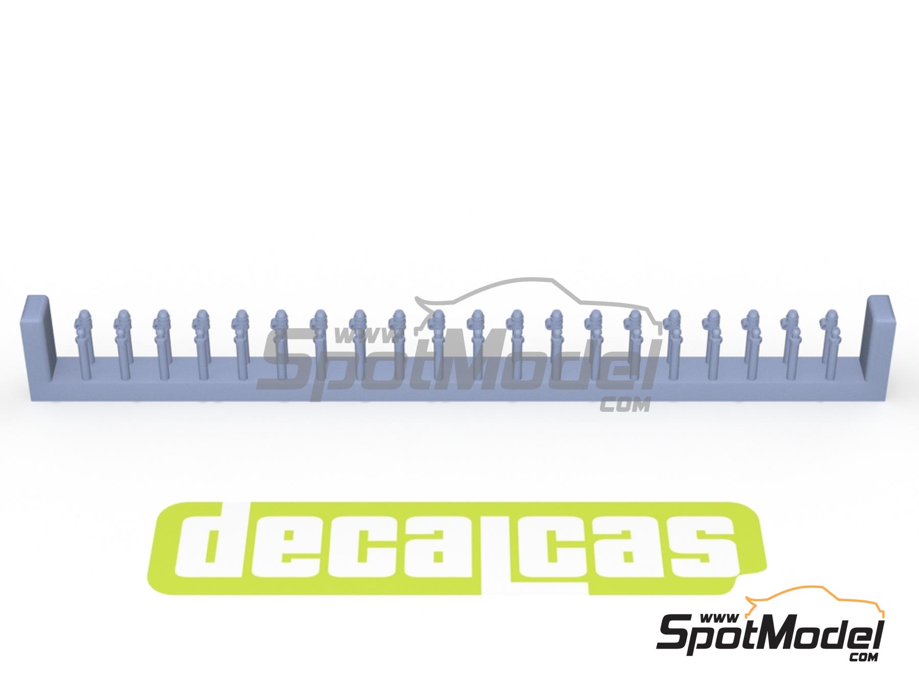 Image 5: Caliper bleed nipples - Type 01 | Detail in 1/24 scale manufactured by Decalcas (ref. DCL-PAR105)