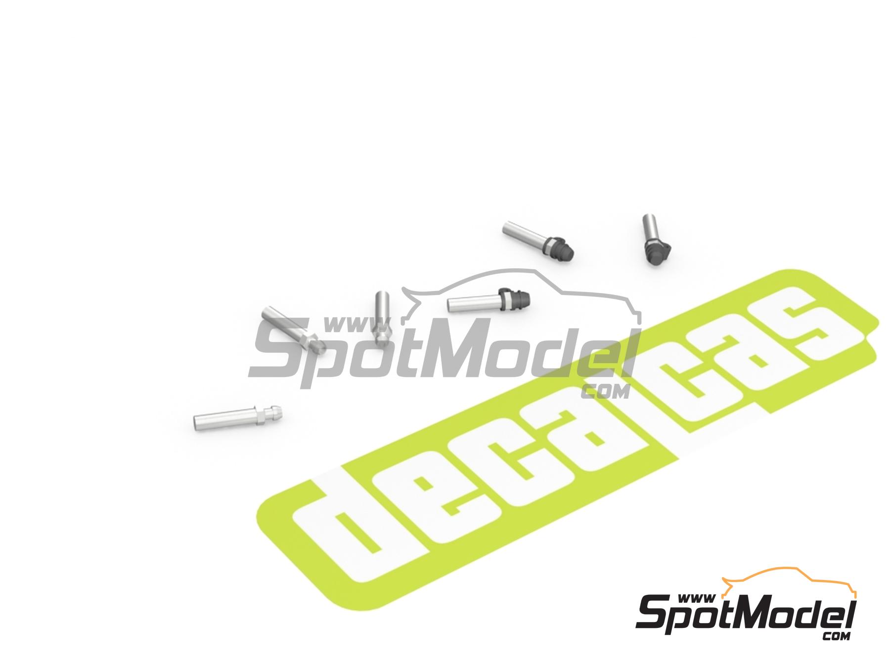 Image 3: Caliper bleed nipples - Type 01 | Detail in 1/20 scale manufactured by Decalcas (ref.&nbsp;DCL-PAR106)