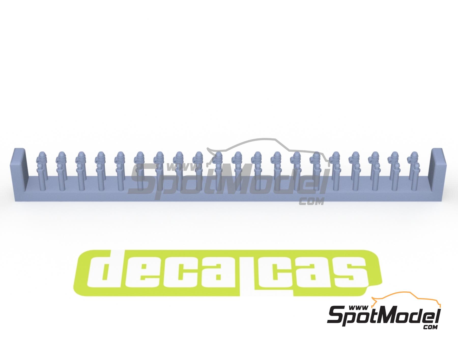 Image 5: Caliper bleed nipples - Type 01 | Detail in 1/20 scale manufactured by Decalcas (ref.&nbsp;DCL-PAR106)