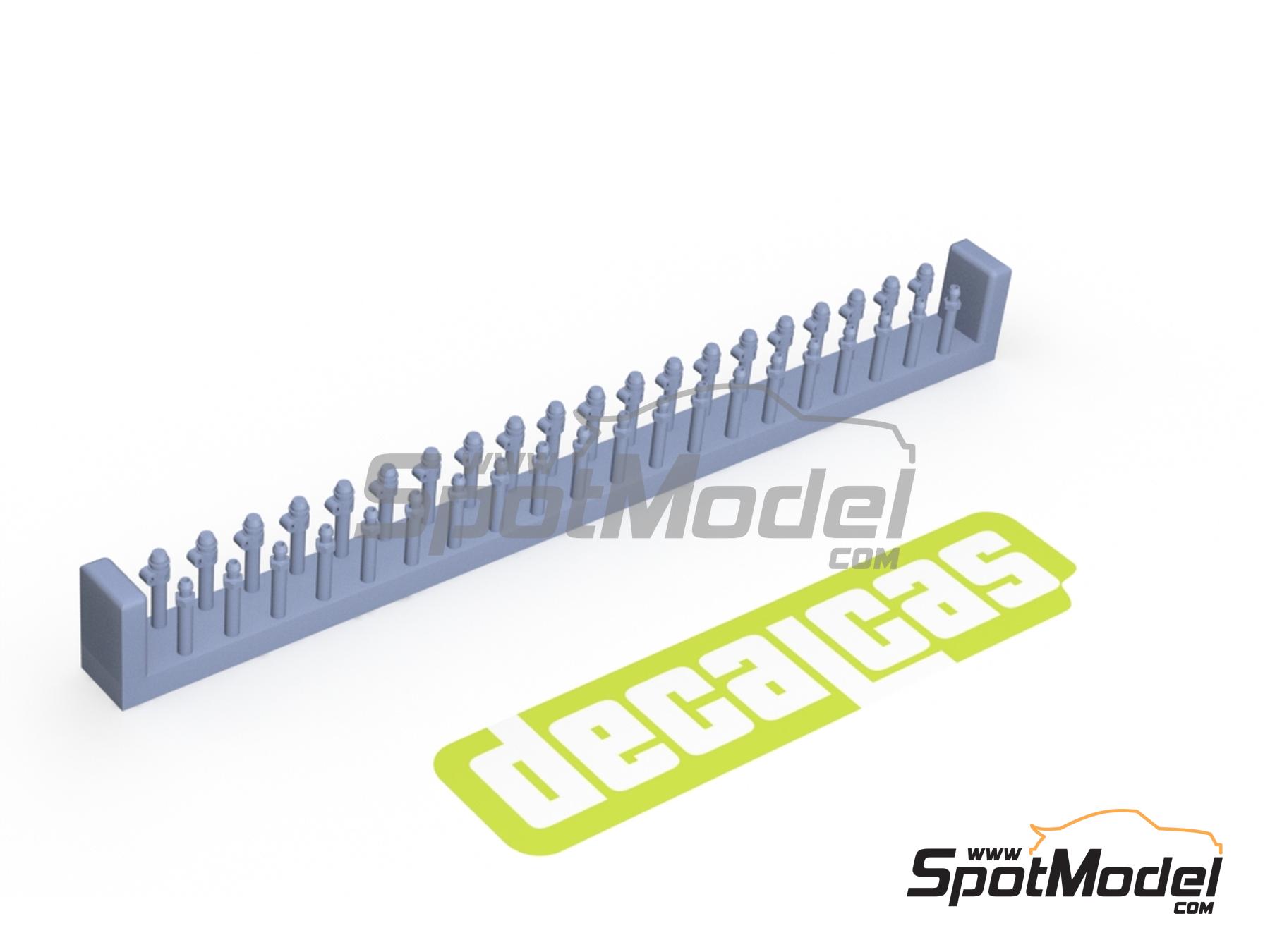 Image 6: Caliper bleed nipples - Type 01 | Detail in 1/20 scale manufactured by Decalcas (ref.&nbsp;DCL-PAR106)