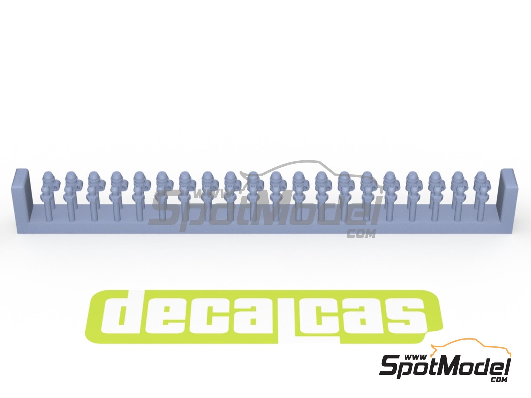 Image 5: Caliper bleed nipples - Type 01 | Detail in 1/12 scale manufactured by Decalcas (ref.&nbsp;DCL-PAR107)