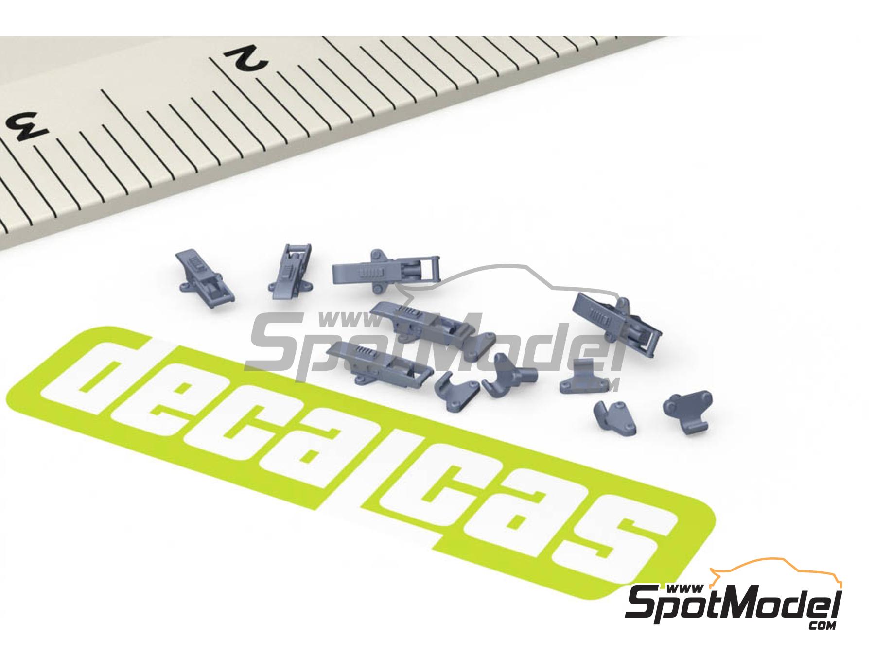 Image 5: Toggle Latch Type 01 | Bonnet pins in 1/24 scale manufactured by Decalcas (ref.&nbsp;DCL-PAR109)