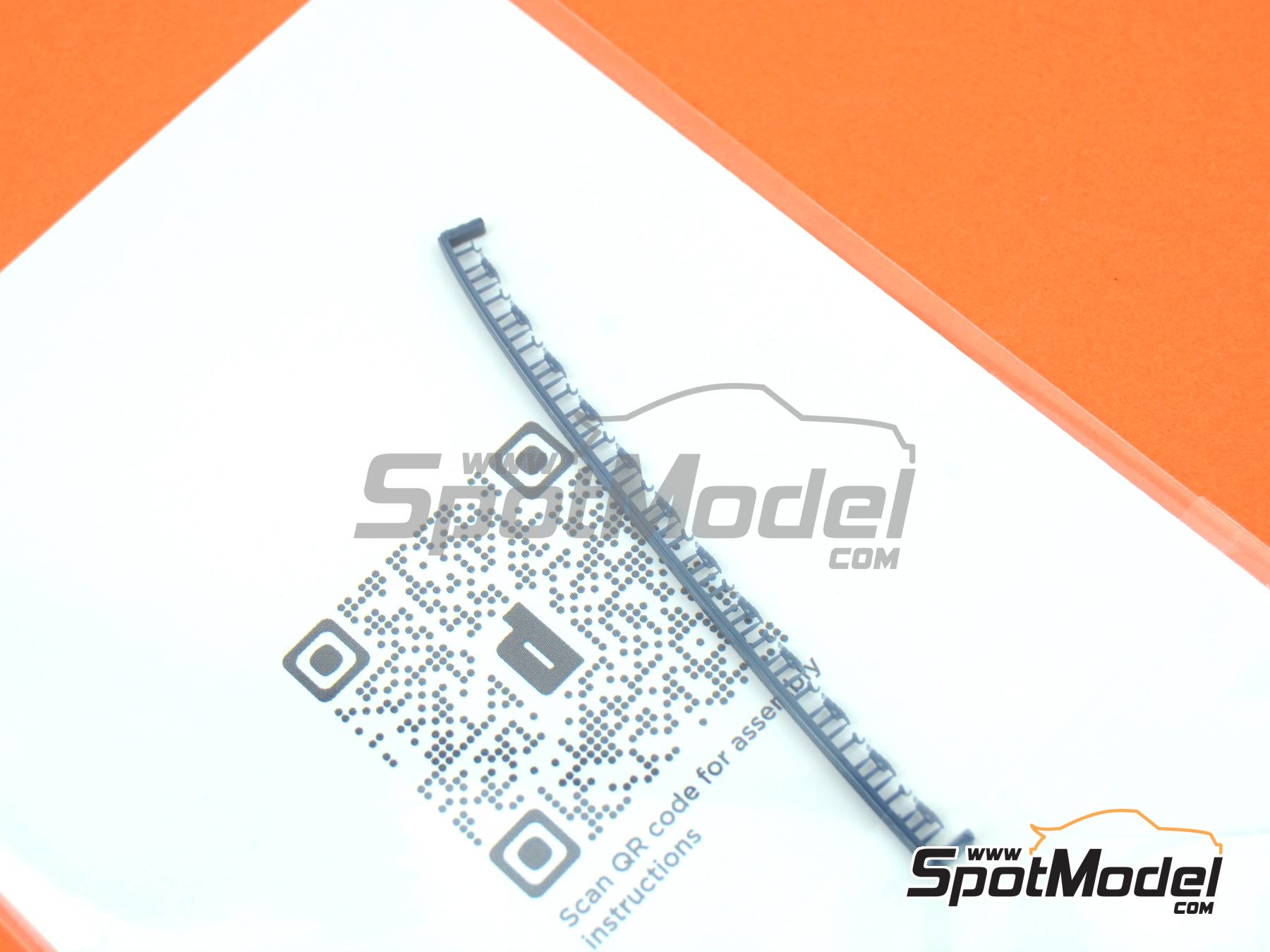 Image 9: Toggle Latch Type 01 | Bonnet pins in 1/24 scale manufactured by Decalcas (ref.&nbsp;DCL-PAR109)