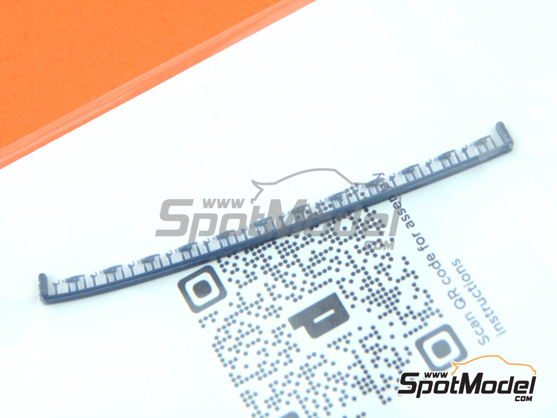 Image 10: Toggle Latch Type 01 | Bonnet pins in 1/24 scale manufactured by Decalcas (ref.&nbsp;DCL-PAR109)