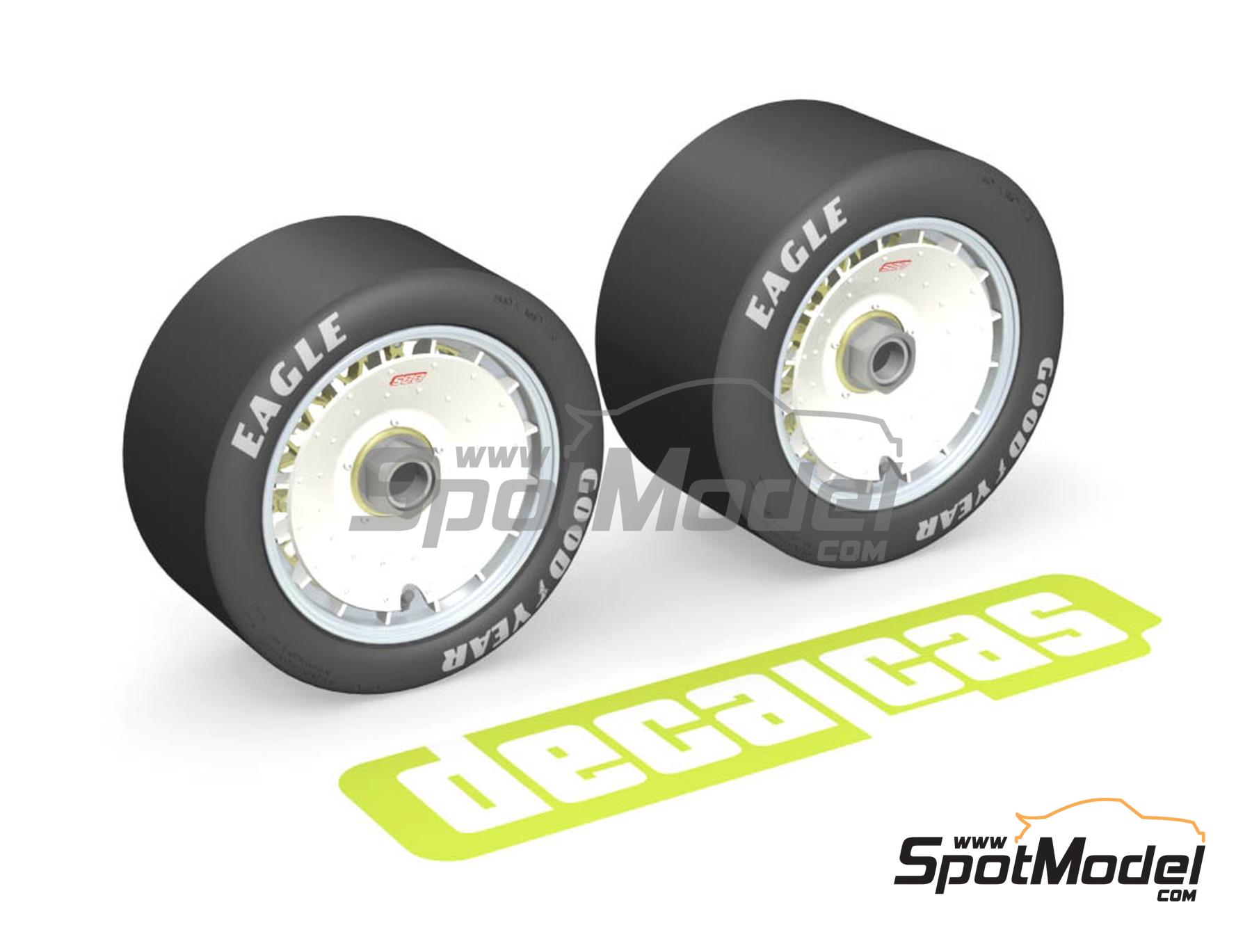 Image 1: BBS BMW M1 | Set de llantas y neum&aacute;ticos en escala&nbsp;1/24 fabricado por Decalcas (ref.&nbsp;DCL-PAR111)