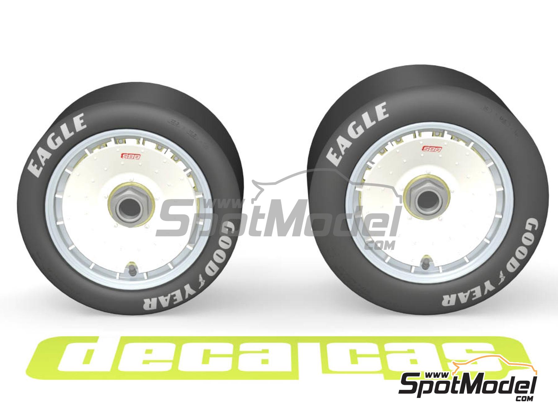 Image 2: BBS BMW M1 | Set de llantas y neum&aacute;ticos en escala&nbsp;1/24 fabricado por Decalcas (ref.&nbsp;DCL-PAR111)