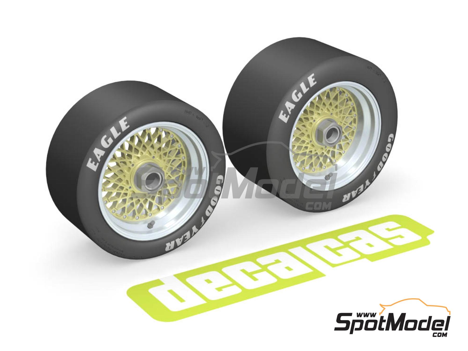 Image 4: BBS BMW M1 | Set de llantas y neum&aacute;ticos en escala&nbsp;1/24 fabricado por Decalcas (ref.&nbsp;DCL-PAR111)