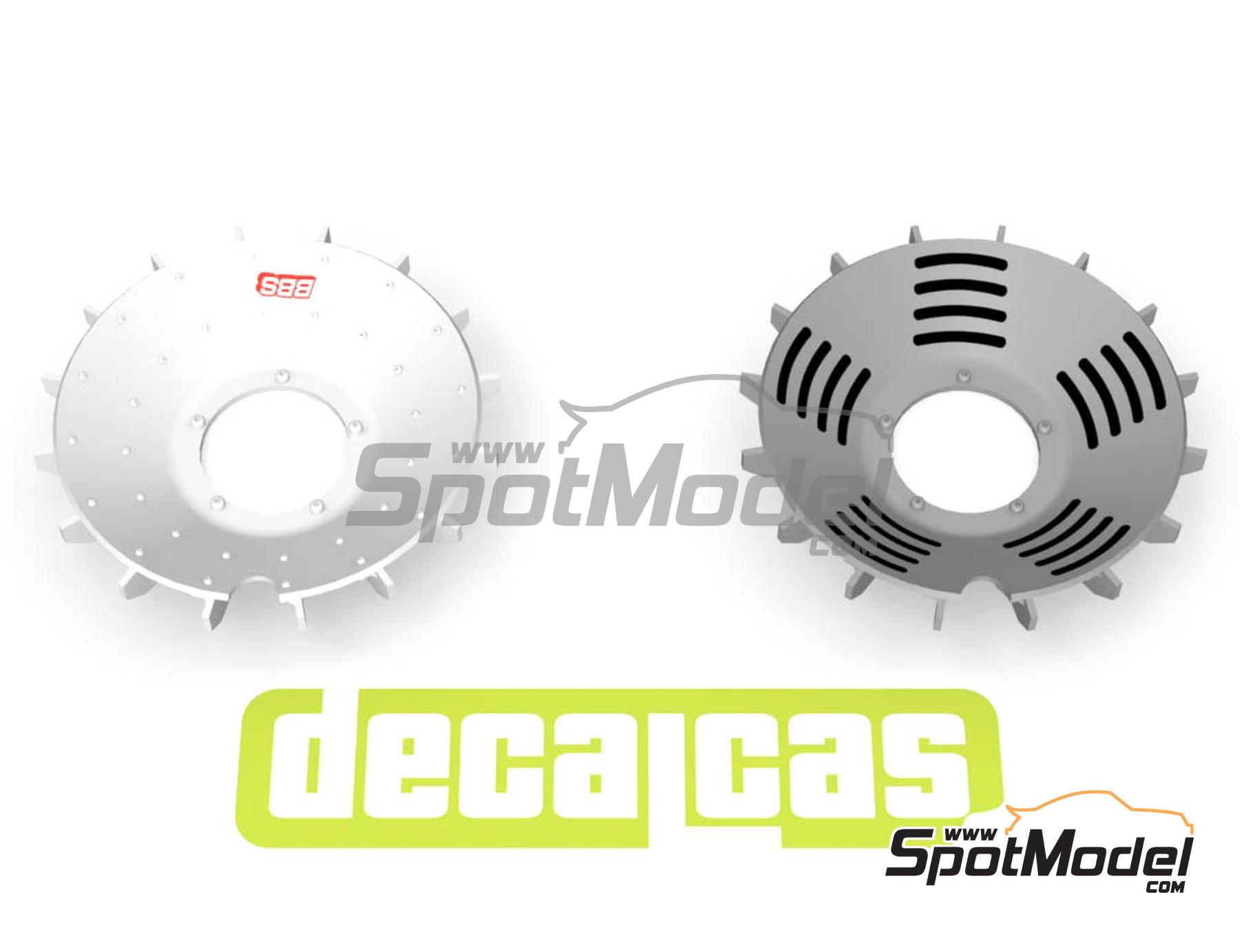 Image 8: BBS BMW M1 | Set de llantas y neum&aacute;ticos en escala&nbsp;1/24 fabricado por Decalcas (ref.&nbsp;DCL-PAR111)