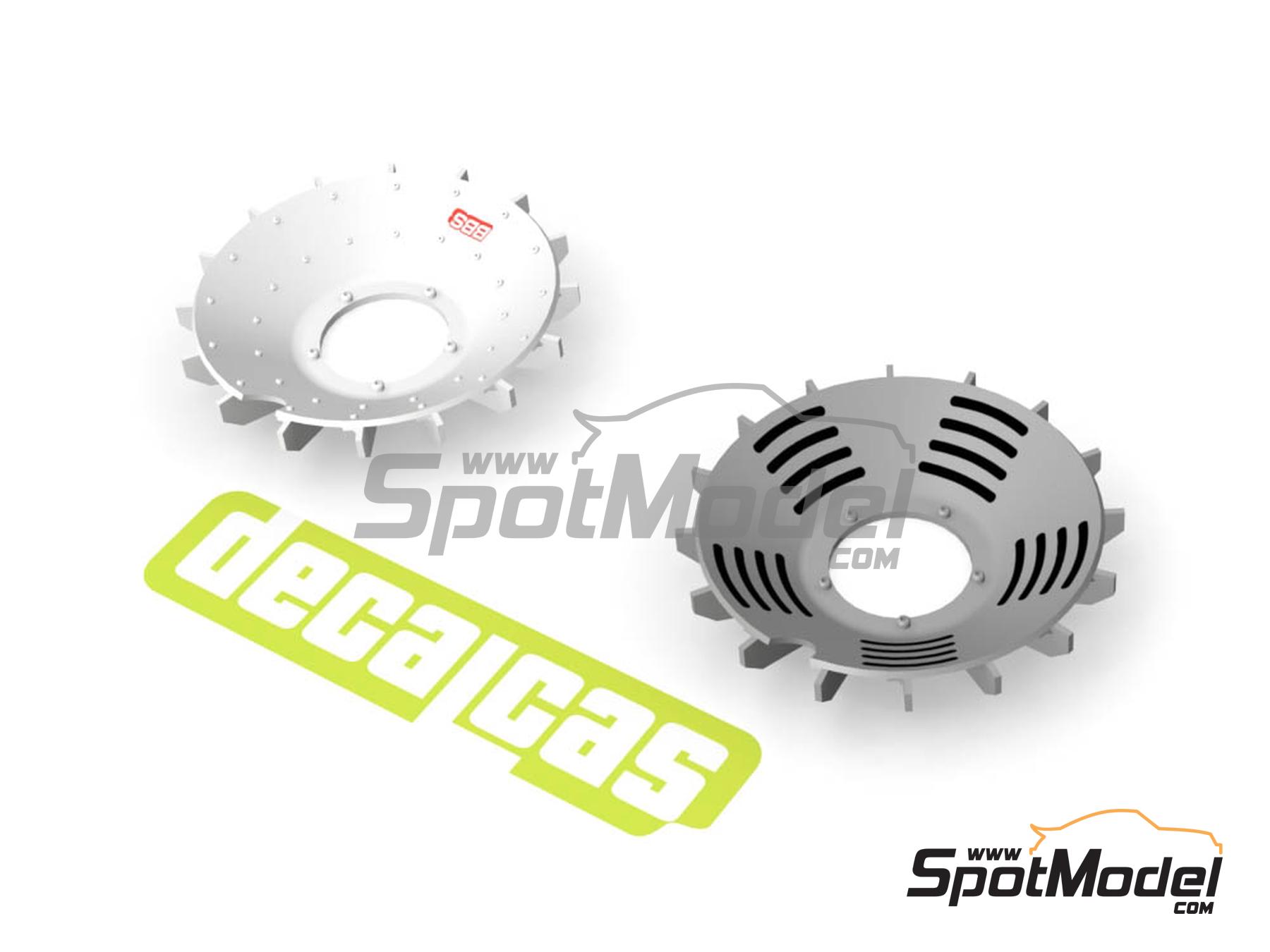 Image 9: BBS BMW M1 | Set de llantas y neum&aacute;ticos en escala&nbsp;1/24 fabricado por Decalcas (ref.&nbsp;DCL-PAR111)