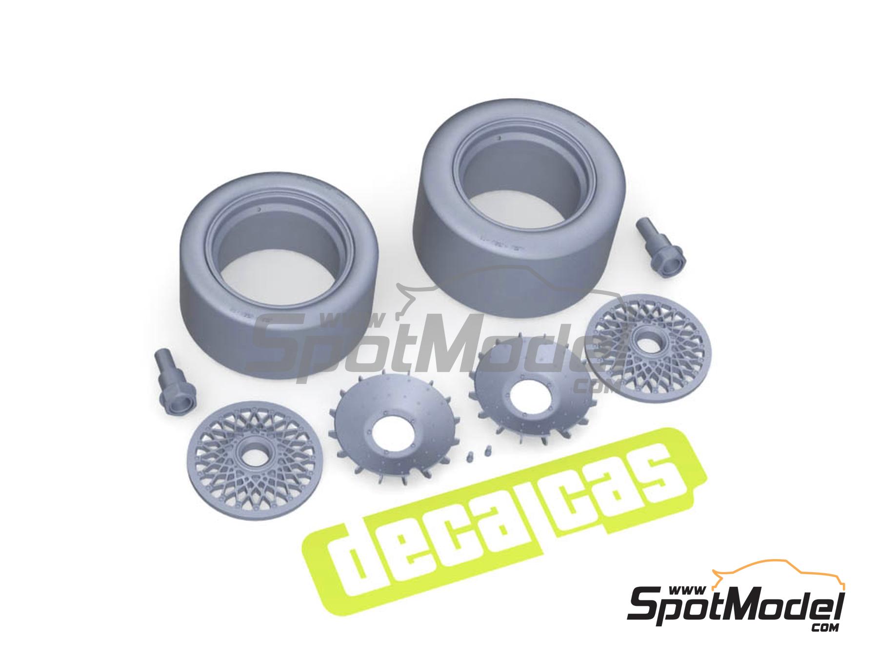 Image 10: BBS BMW M1 | Set de llantas y neum&aacute;ticos en escala&nbsp;1/24 fabricado por Decalcas (ref.&nbsp;DCL-PAR111)