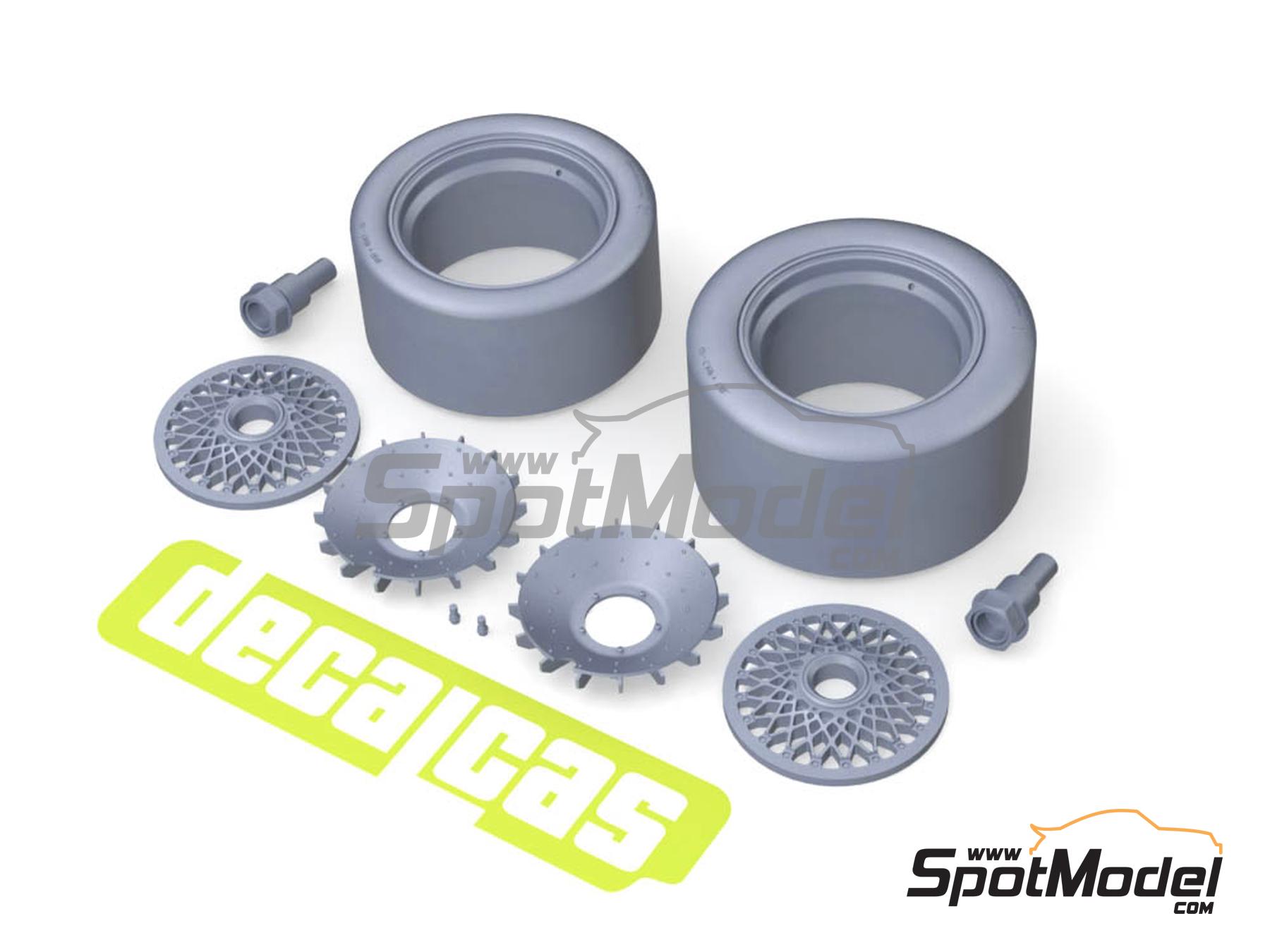 Image 12: BBS BMW M1 | Set de llantas y neum&aacute;ticos en escala&nbsp;1/24 fabricado por Decalcas (ref.&nbsp;DCL-PAR111)