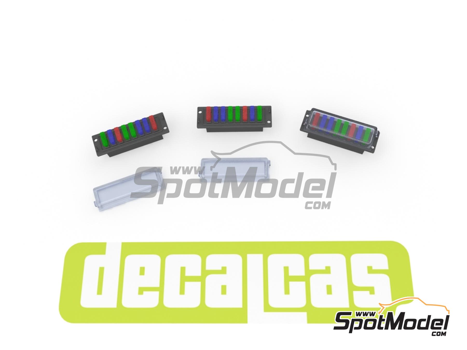 Image 2: Caja porta fusibles de 8 vias con fusibles | Detalle en escala&nbsp;1/24 fabricado por Decalcas (ref.&nbsp;DCL-PAR117)
