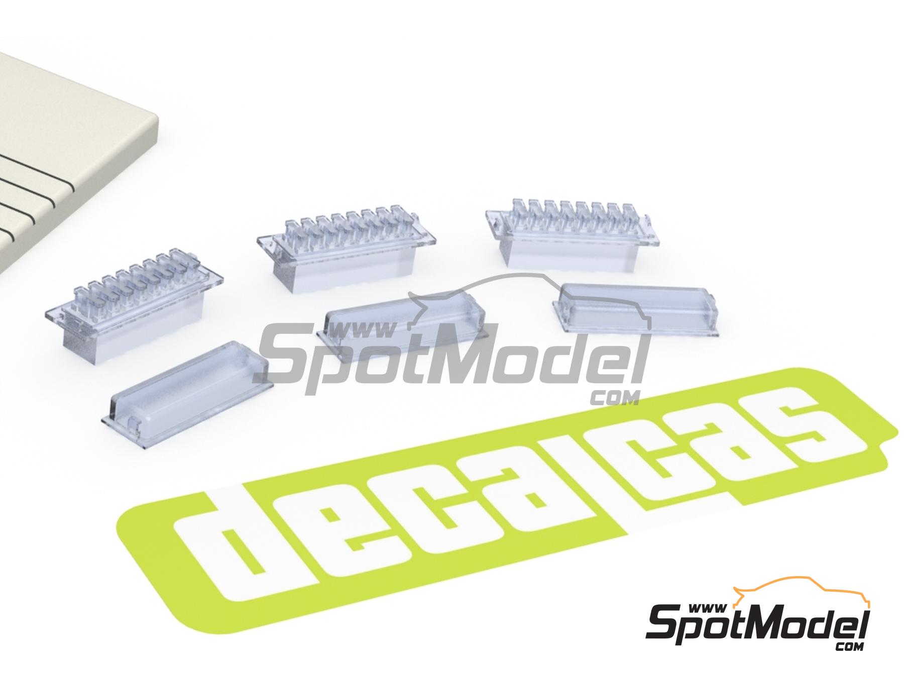 Image 4: Caja porta fusibles de 8 vias con fusibles | Detalle en escala&nbsp;1/24 fabricado por Decalcas (ref.&nbsp;DCL-PAR117)