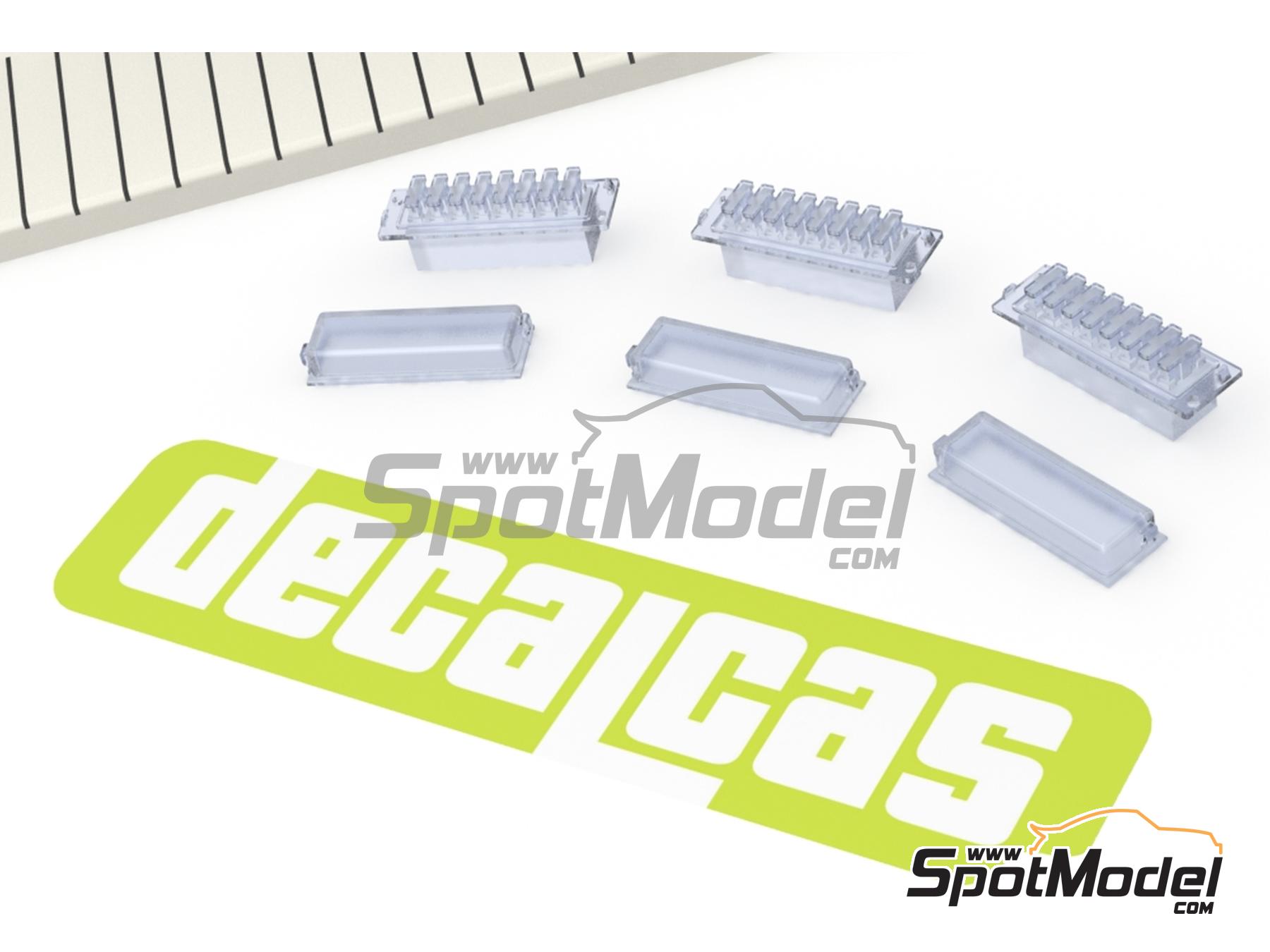 Image 6: Caja porta fusibles de 8 vias con fusibles | Detalle en escala&nbsp;1/24 fabricado por Decalcas (ref.&nbsp;DCL-PAR117)