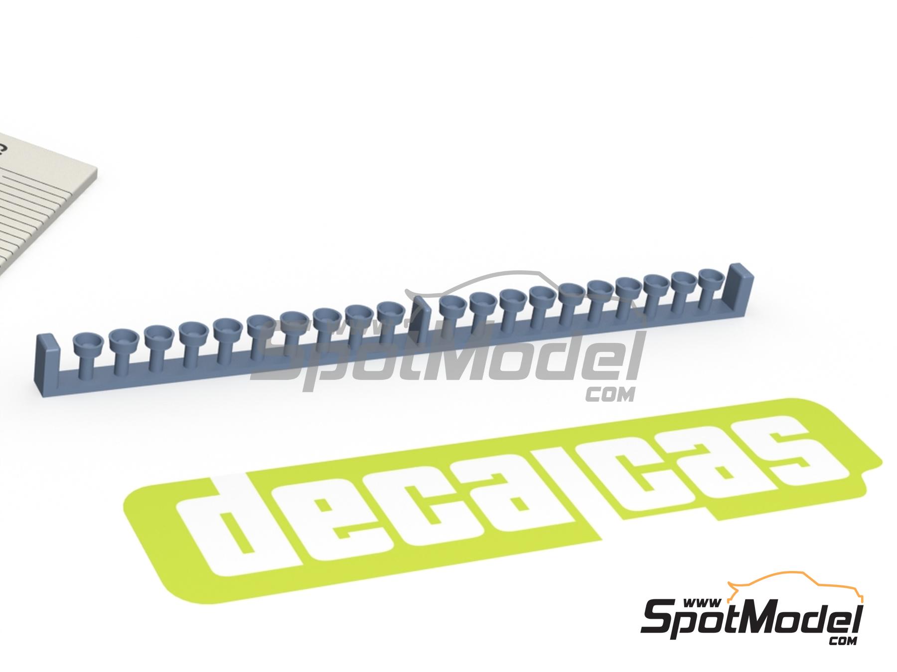 Image 4: Extinction and electrical cut-off activation button - Type 2 | Detail in 1/24 scale manufactured by Decalcas (ref.&nbsp;DCL-PAR118)