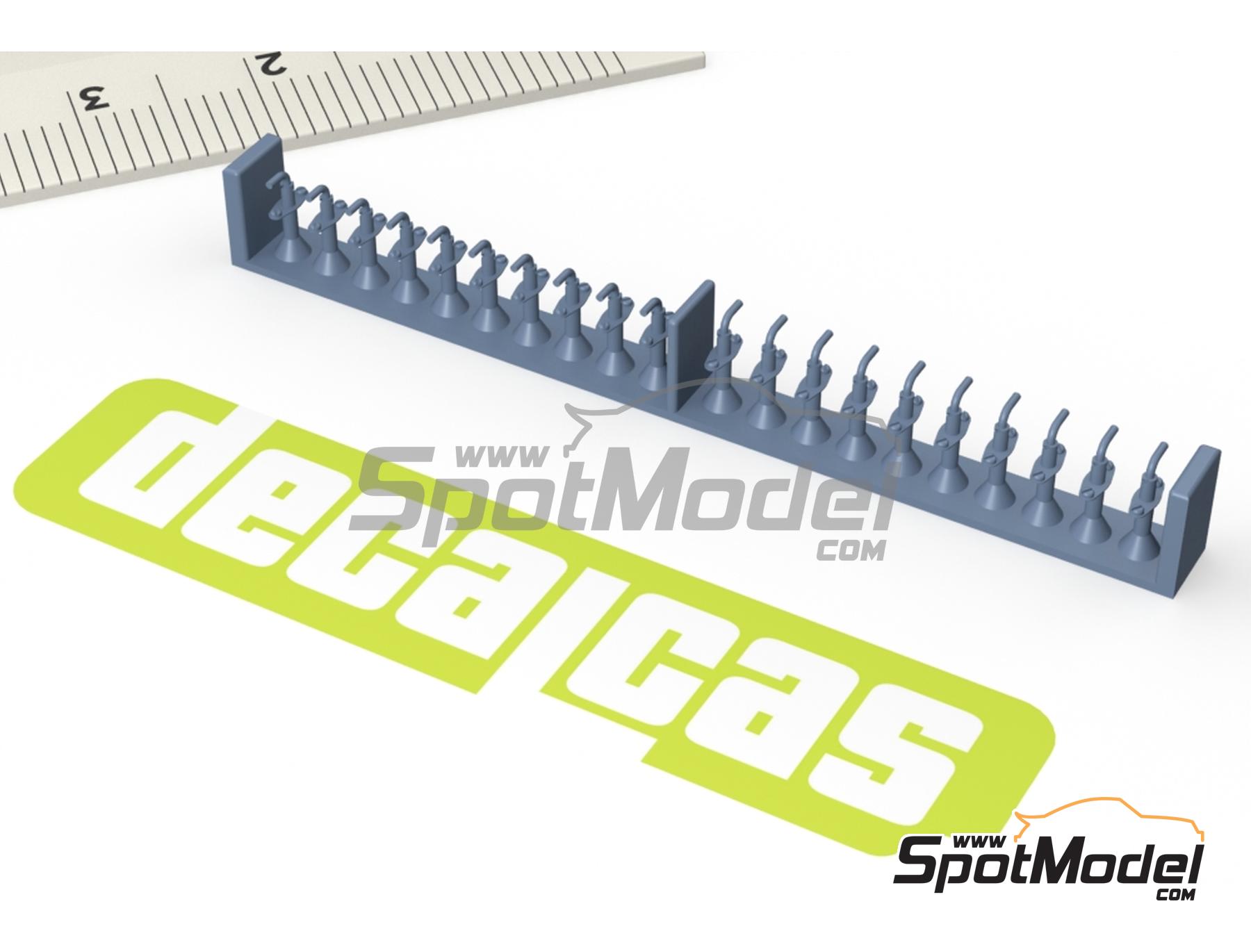 Image 6: Llave de palanca de corte eléctrico de batería - Tipo 3 | Detalle en escala 1/24 fabricado por Decalcas (ref. DCL-PAR119)