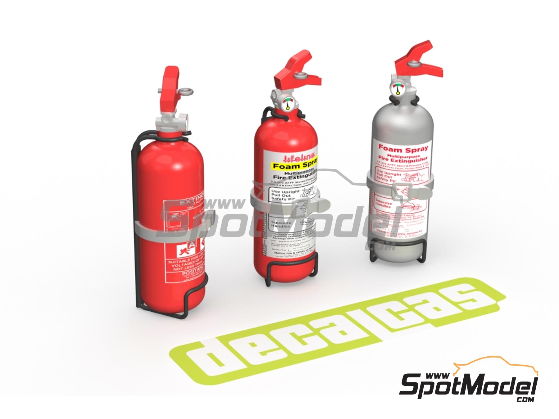 Image 1: Hand fire extinguisher - Type01 | Fire extinguisher in 1/24 scale manufactured by Decalcas (ref.&nbsp;DCL-PAR121)