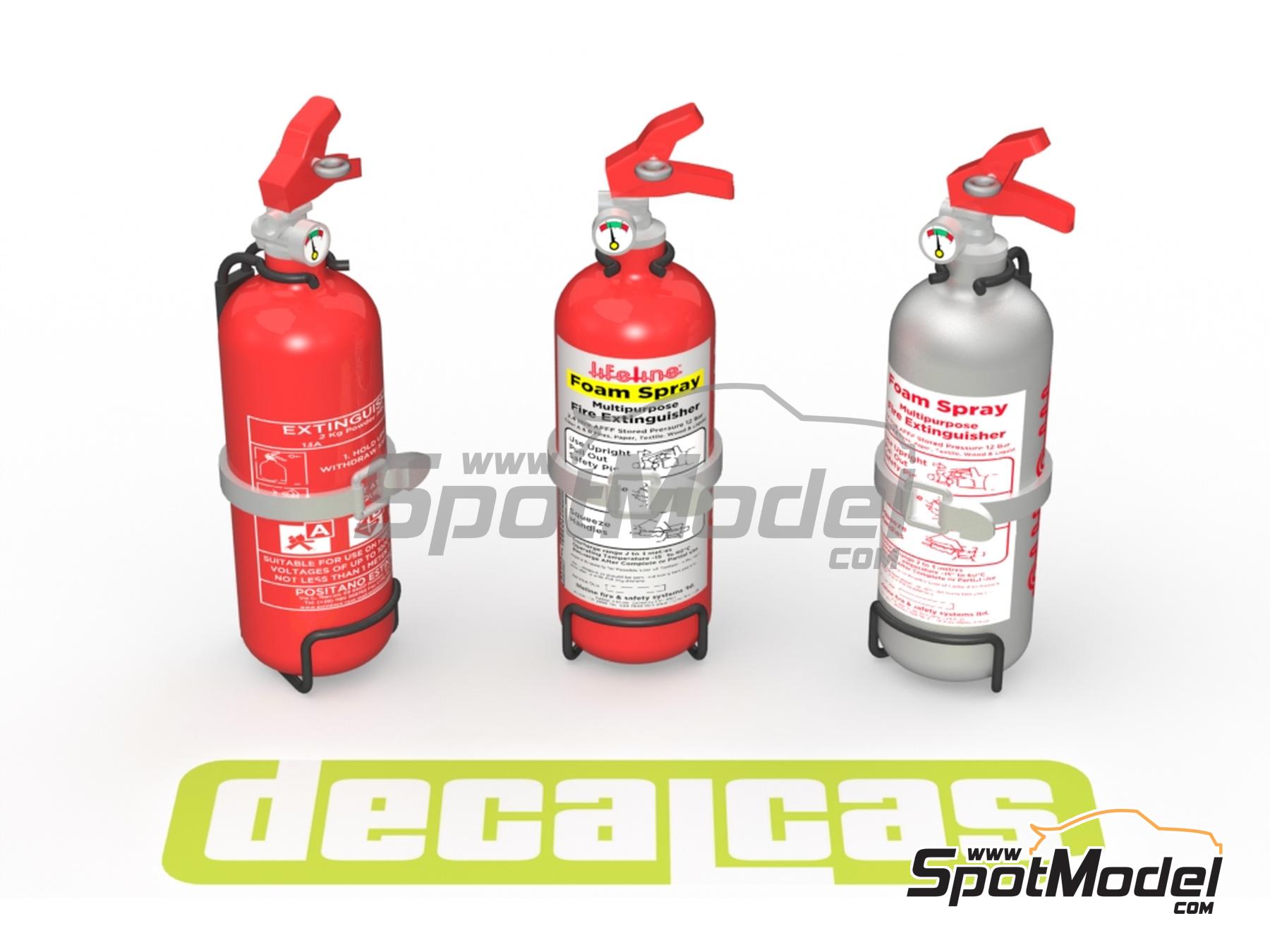 Image 2: Hand fire extinguisher - Type01 | Fire extinguisher in 1/24 scale manufactured by Decalcas (ref.&nbsp;DCL-PAR121)
