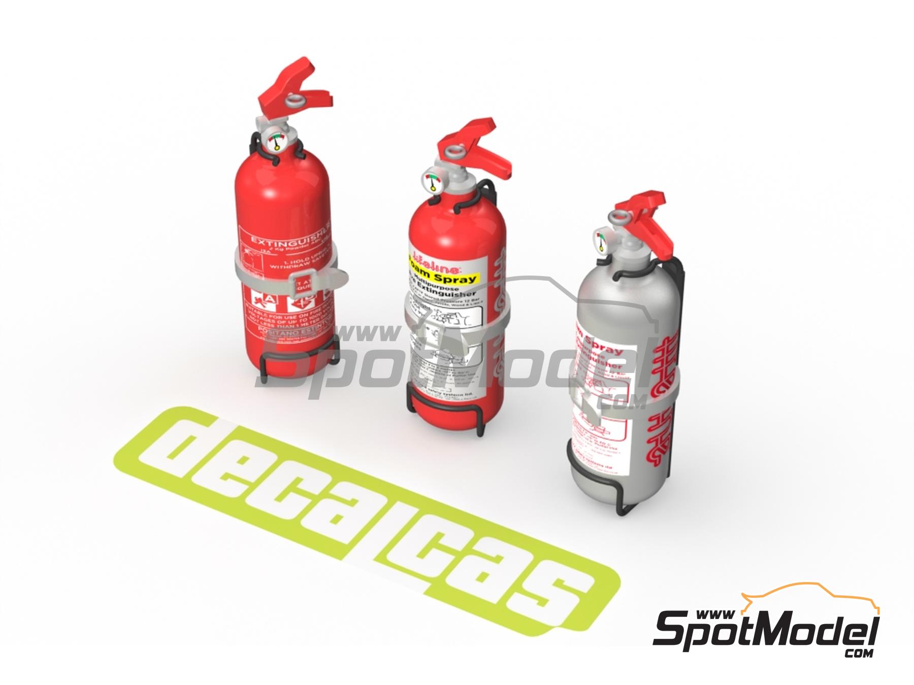 Image 3: Hand fire extinguisher - Type01 | Fire extinguisher in 1/24 scale manufactured by Decalcas (ref.&nbsp;DCL-PAR121)