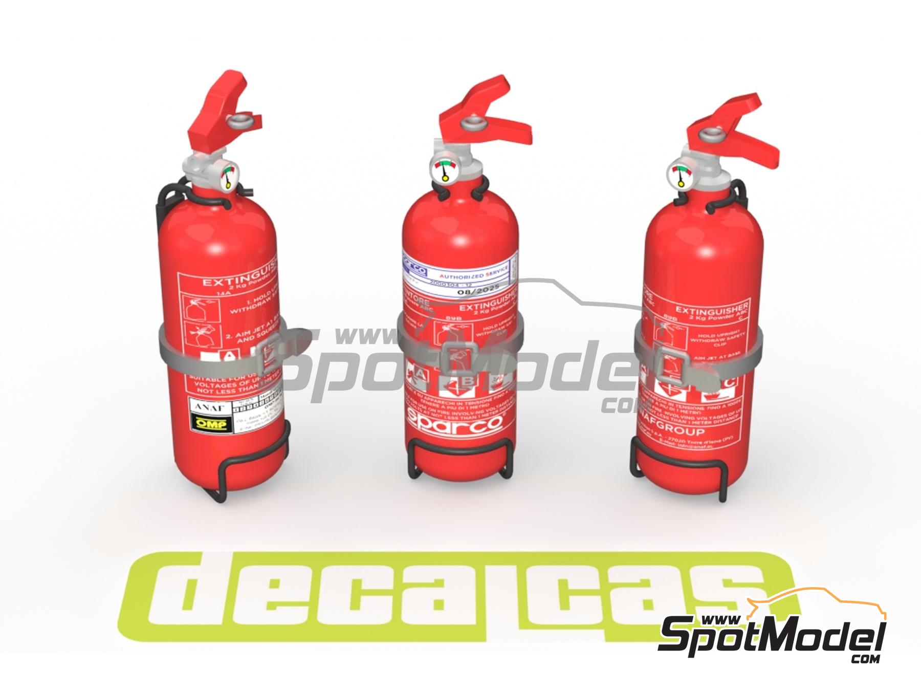 Image 5: Hand fire extinguisher - Type01 | Fire extinguisher in 1/24 scale manufactured by Decalcas (ref.&nbsp;DCL-PAR121)